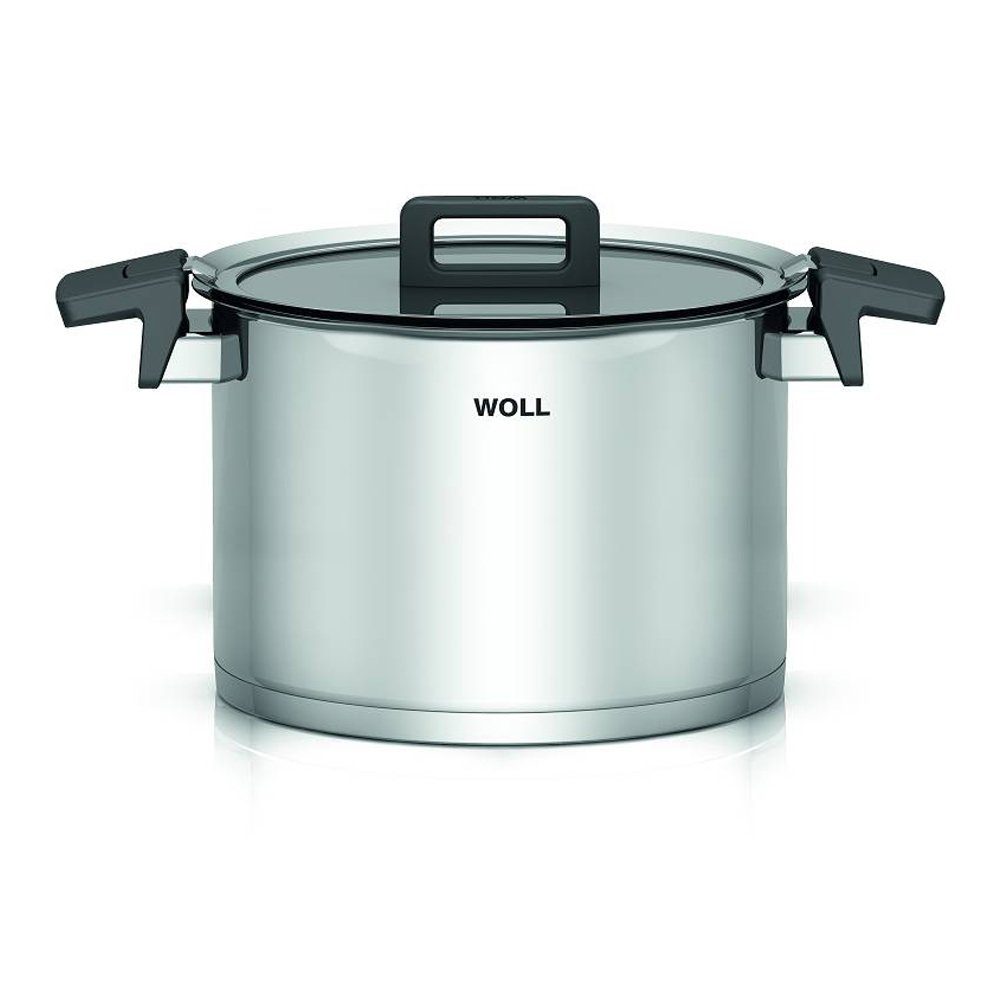 WOLL MADE IN GERMANY Topf-Set Woll Concept 4tlg. Topfset, Induktion, Edelstahl 18/10 (Set, 4-tlg., Kochtopf Ø 20cm + Ø 24cm + Stieltopf Ø 18cm + Bratentopf Ø 28cm), Induktionsgeeignet