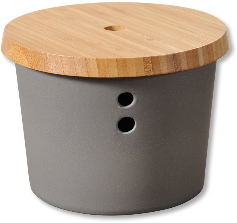 KESPER® Vorratsdose, Bambus, Kunststoff, (1-tlg), Ø 19 cm