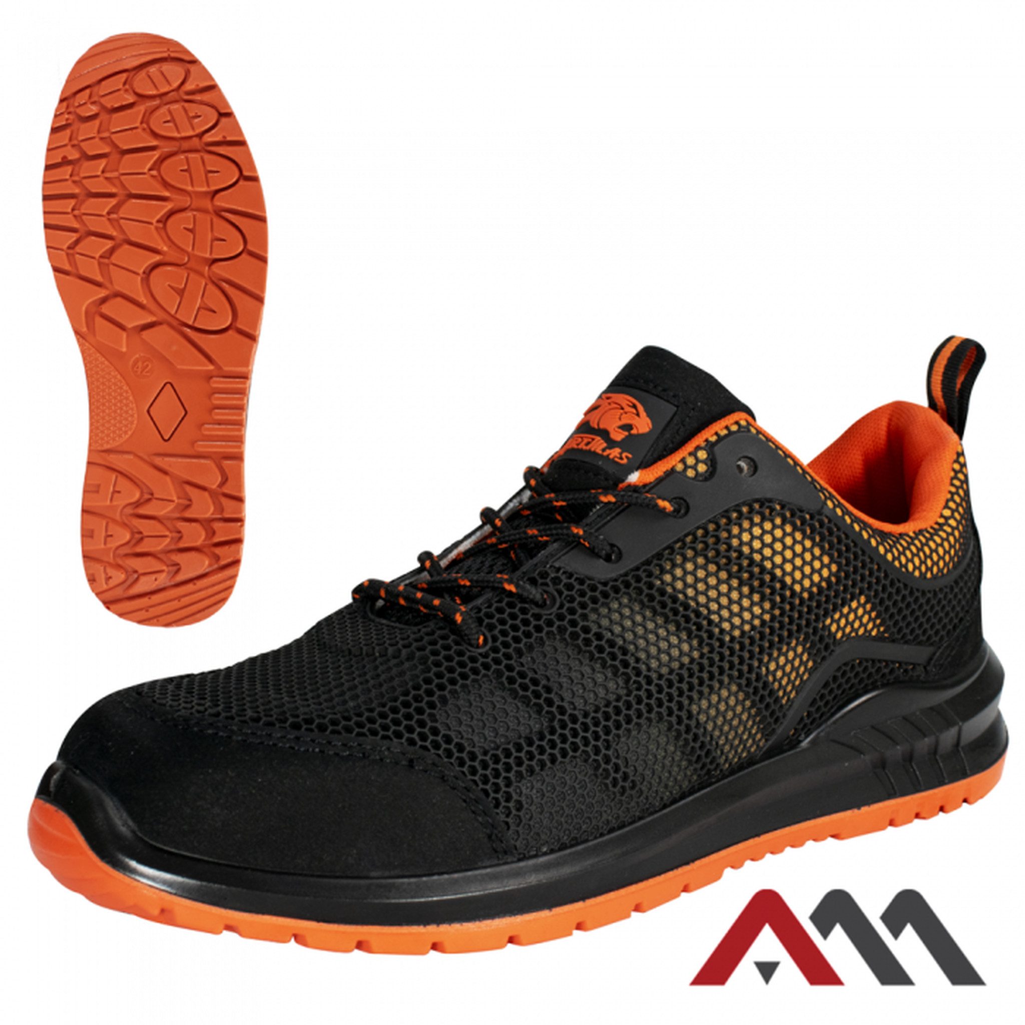 Artmas Arbeitsschuhe Sicherheitsschuhe Schutzkappe Stahlkappe Sportliche O SB Arbeitsschuh