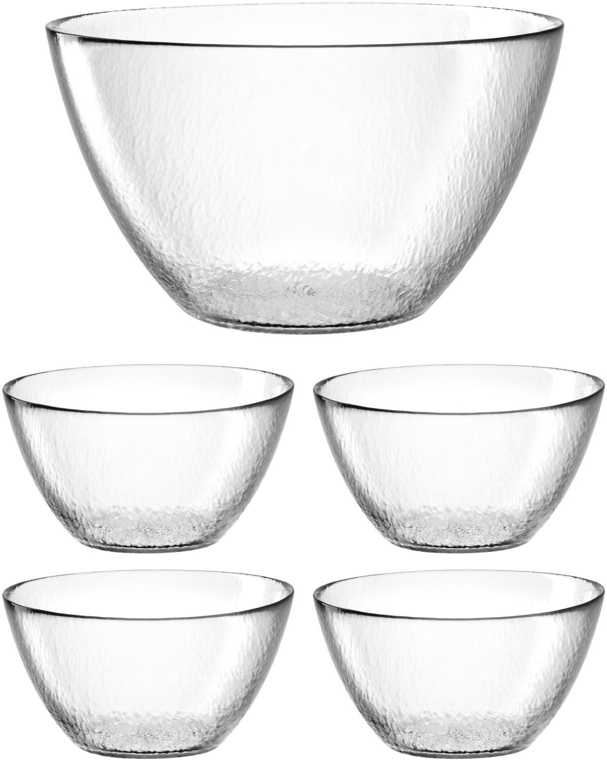 LEONARDO Schale ATTIVO, Glas, (5-tlg)