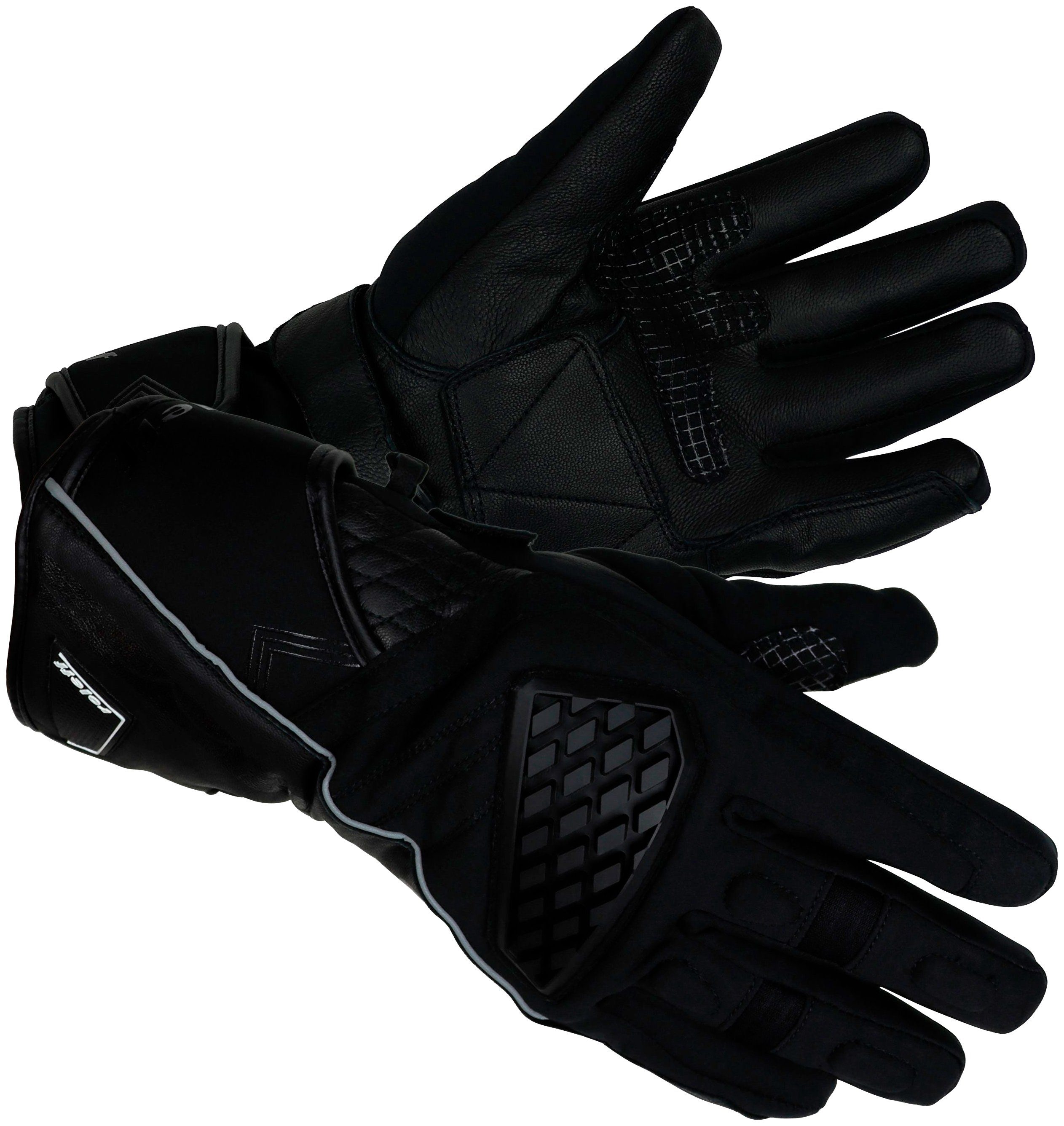 roleff Motorradhandschuhe schwarz Winter wasserdicht winddicht, RO201