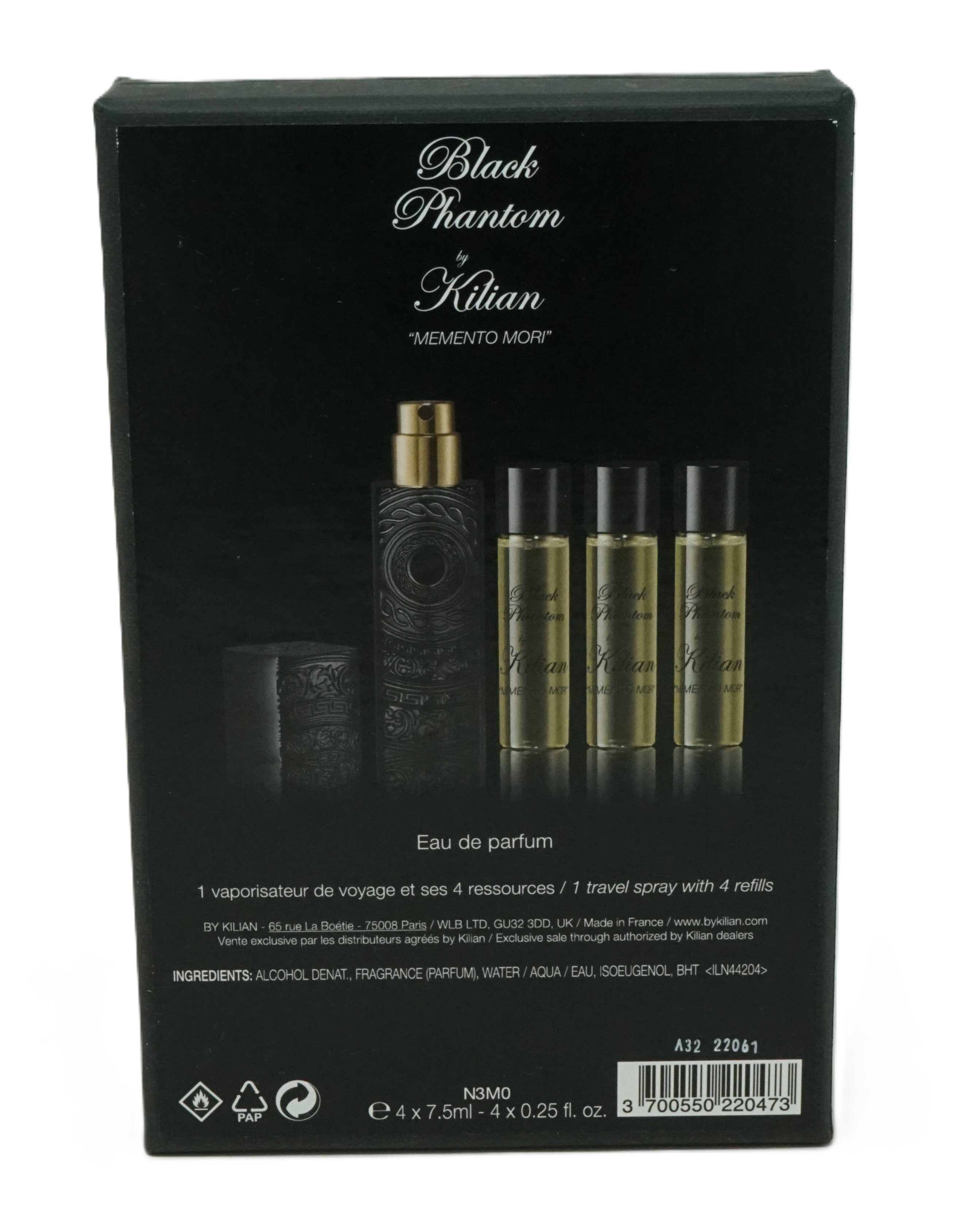 Kilian Eau de Parfum Kilian Black Phantom Travel Set Eau de Parfum 4 x 7,5 ml