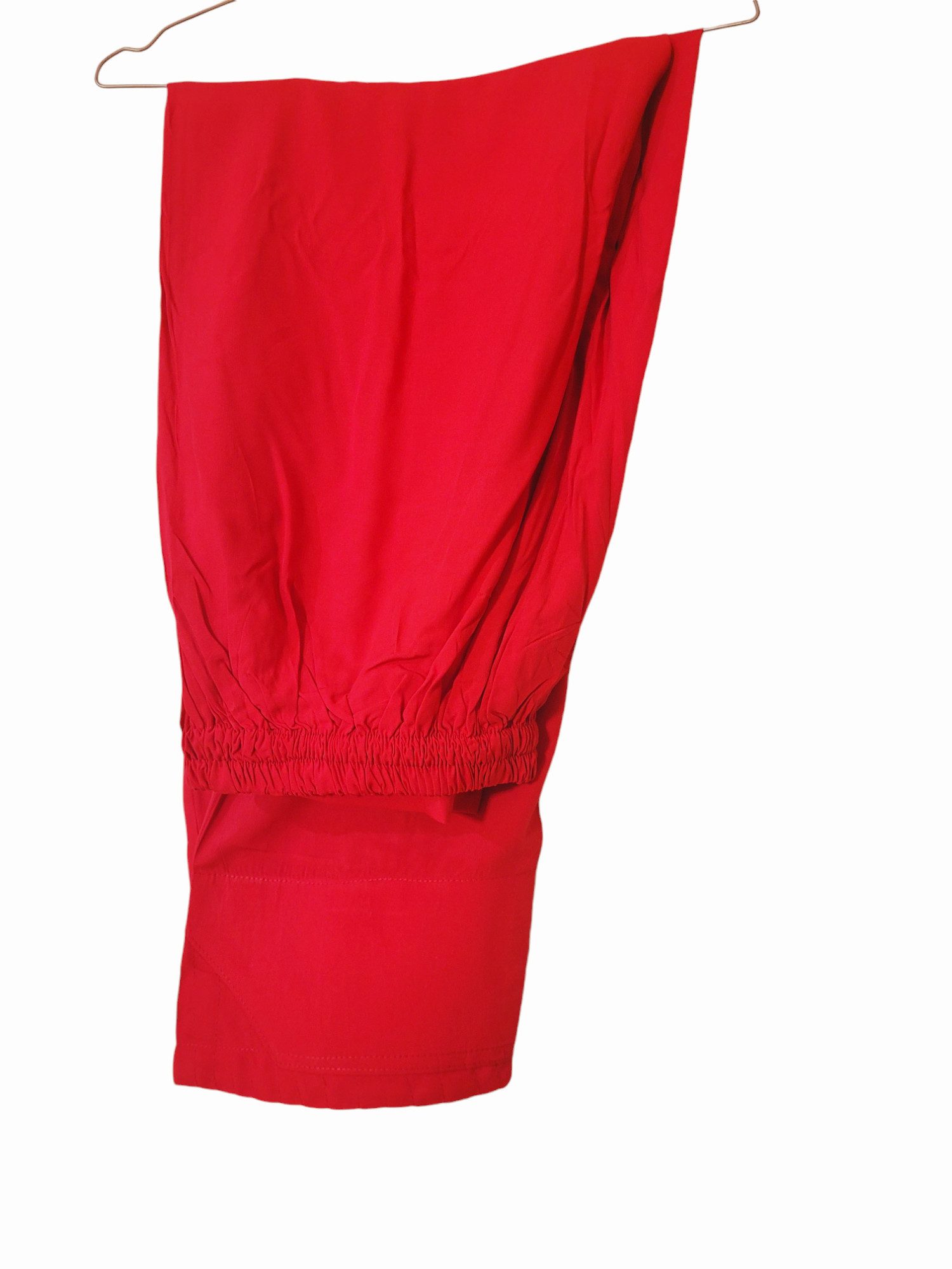 PfauGermany Relaxhose Magenta plain Bukram günstig online kaufen