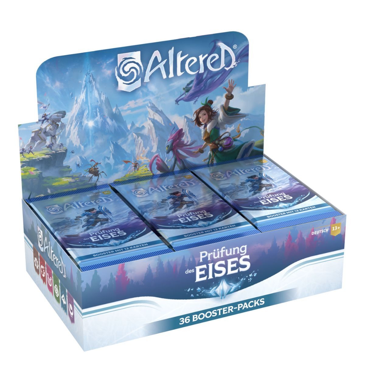 Altered TCG Sammelkarte Altered - Prüfung des Eises Booster Display (36 Packs) - DE