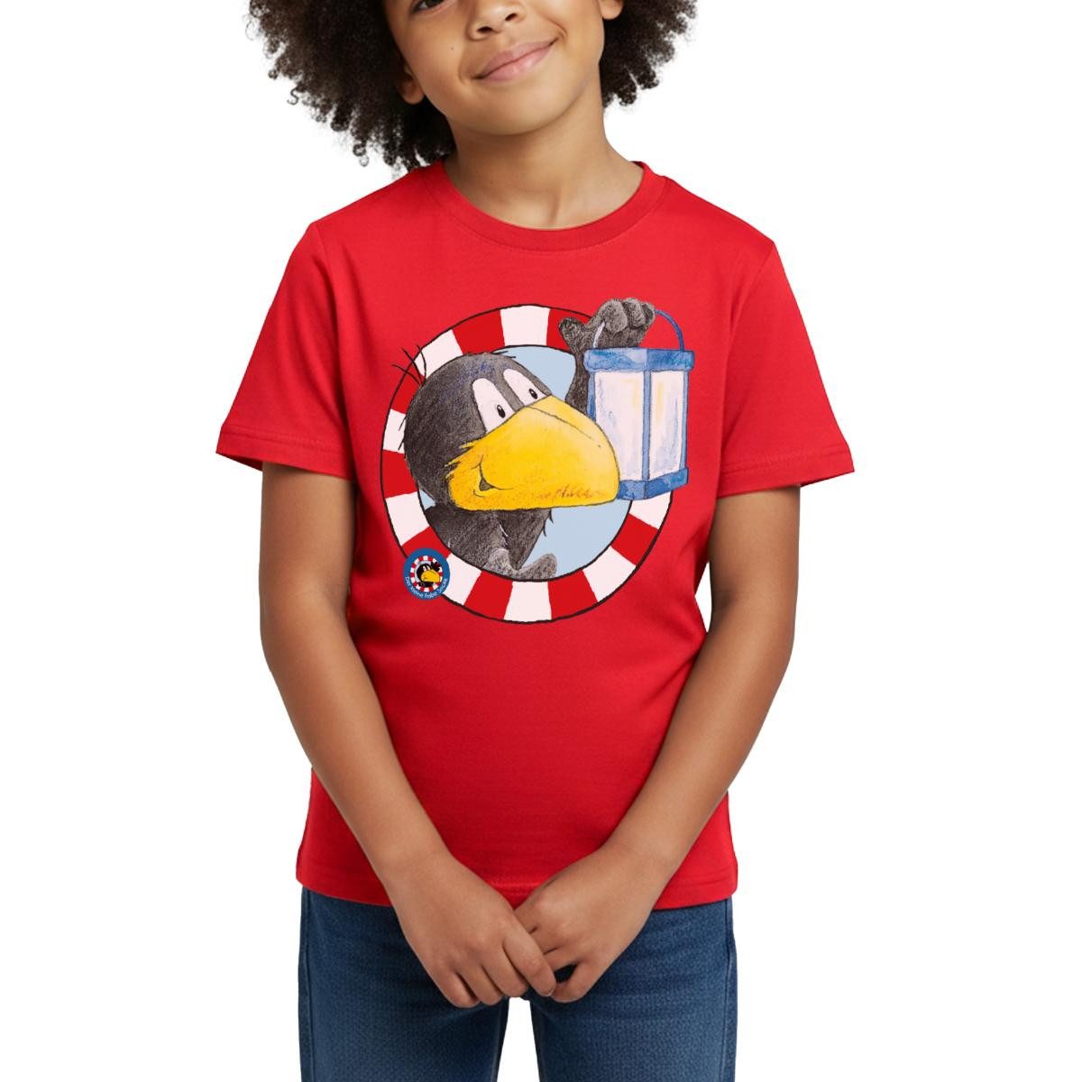 T-Shirt Der kleine Rabe Socke mit Laterne Kinder T-Shirt