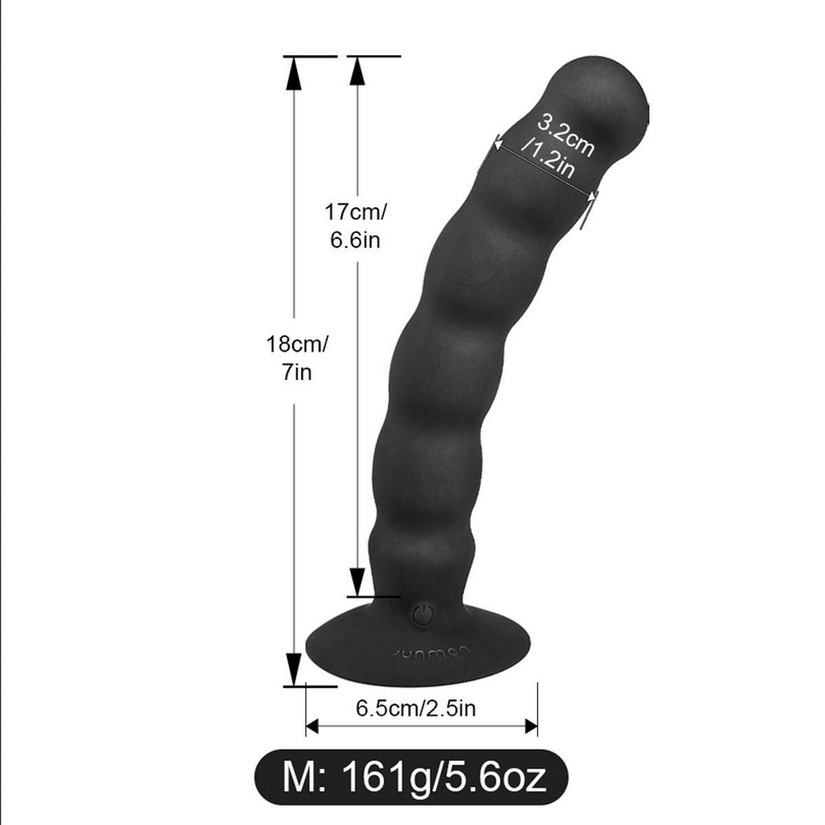 TPFSecret Analvibrator Anal Stimulator M wiederaufladbar, für Frauen USB ergonomischer und Prostata 10 (über Anal Vibrationsmodi, verschiedene Größe Massagegerät Vibrator), Männer, 