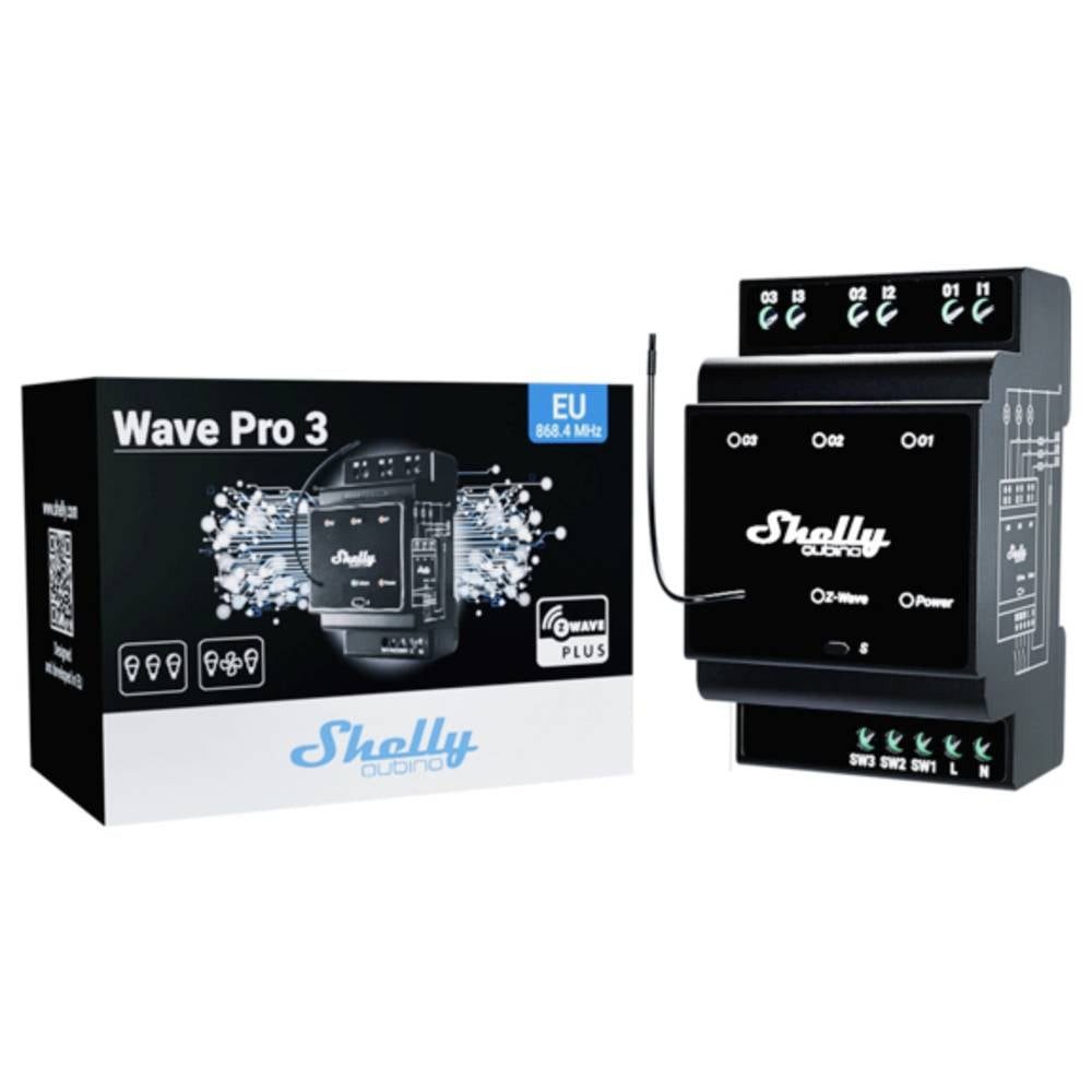 Hutschiene " Relais max. 48 A, 3 Phasen, 3x 16 A, Smart-Home-Steuerelement