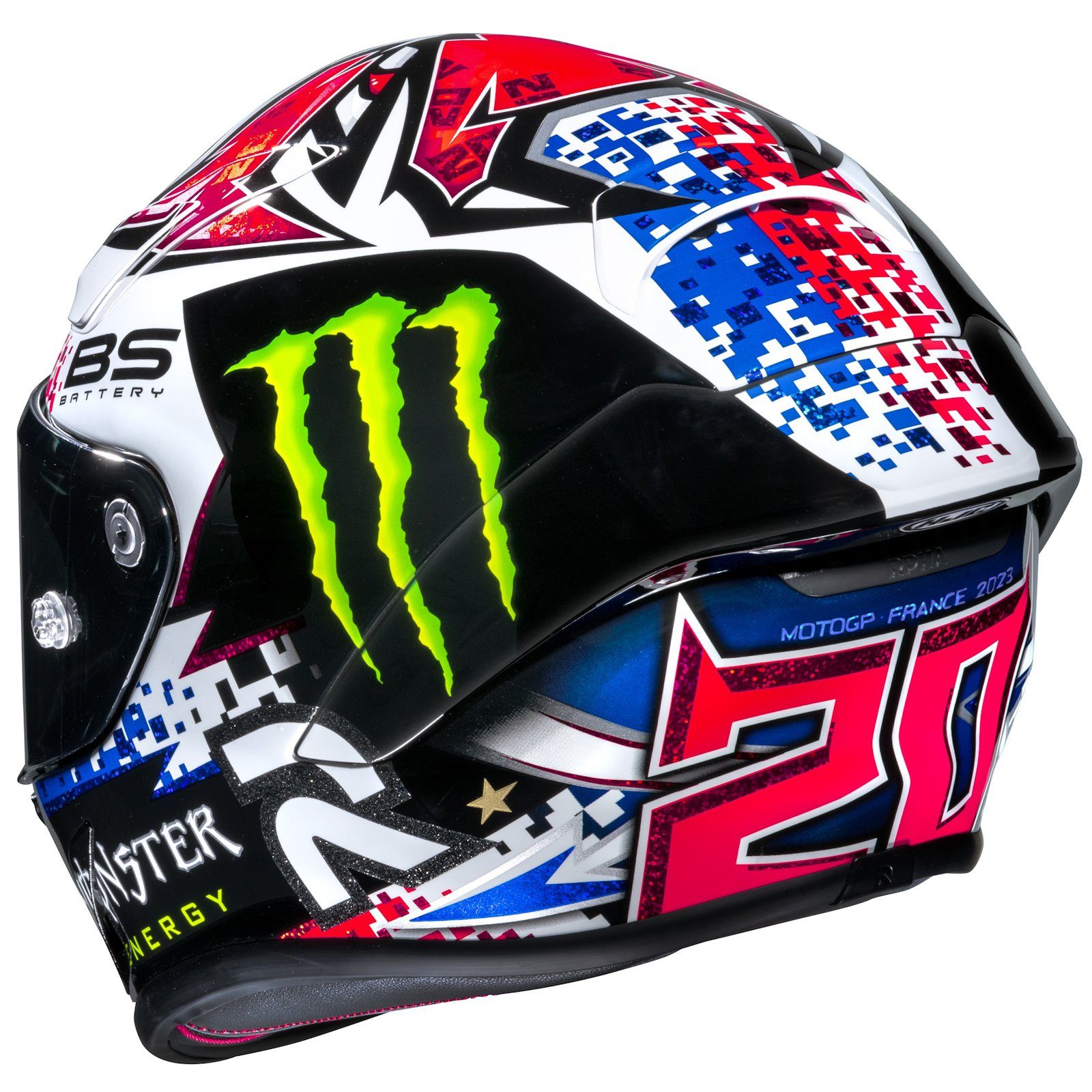 HJC Motorradhelm HJC RPHA 1 Quartararo Le Mans Special MC21 Integralhelm (1er Set)