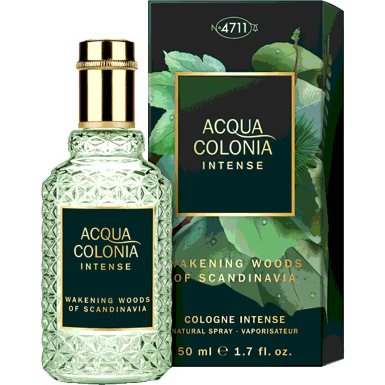 4711 Acqua Colonia Eau de Cologne Intense Wakening Woods of Scandinavia EdC Nat. Spray, Unisex Duft