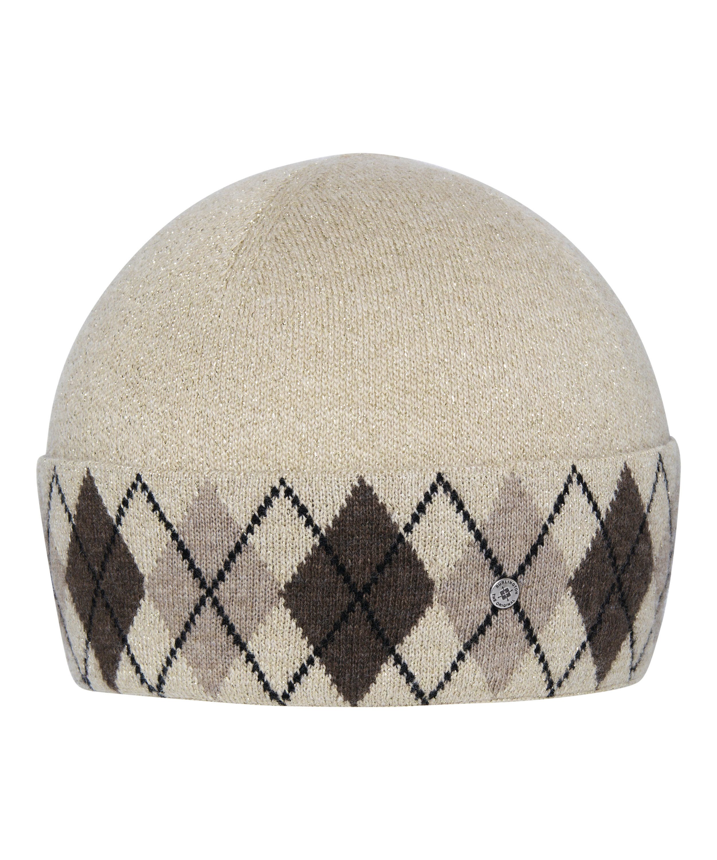 Burlington Beanie Brit Chic (1-St) veredelt mit Lurex-Garn