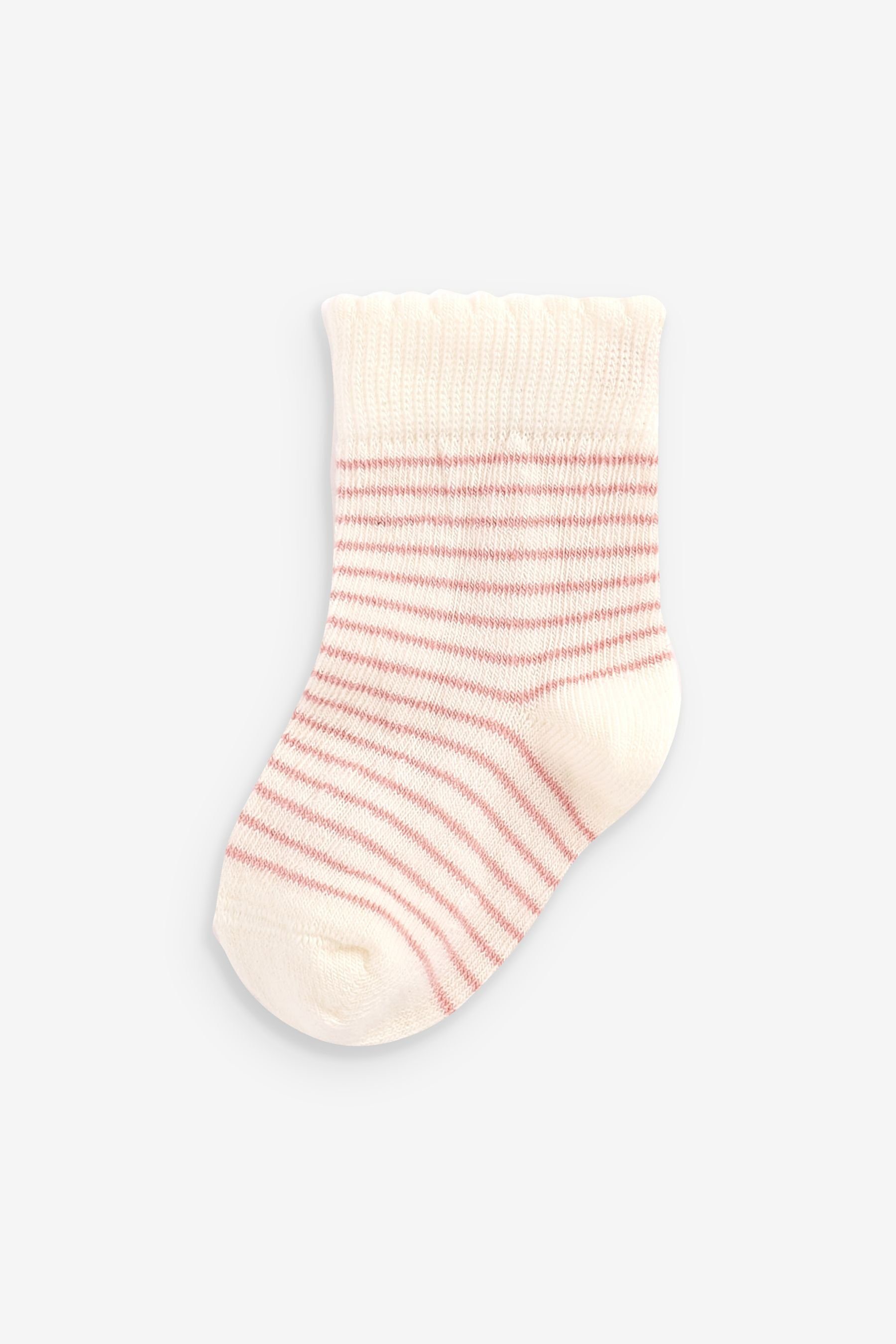 Pink x Spot Kurzsocken 5 Next Baby-Socken (5-Paar)