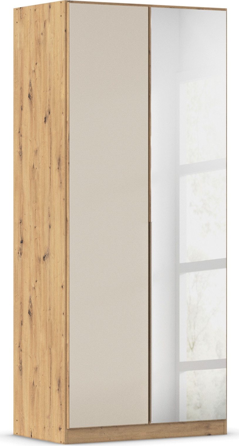 Eiche Artisan/Glas Beige (Champagner)