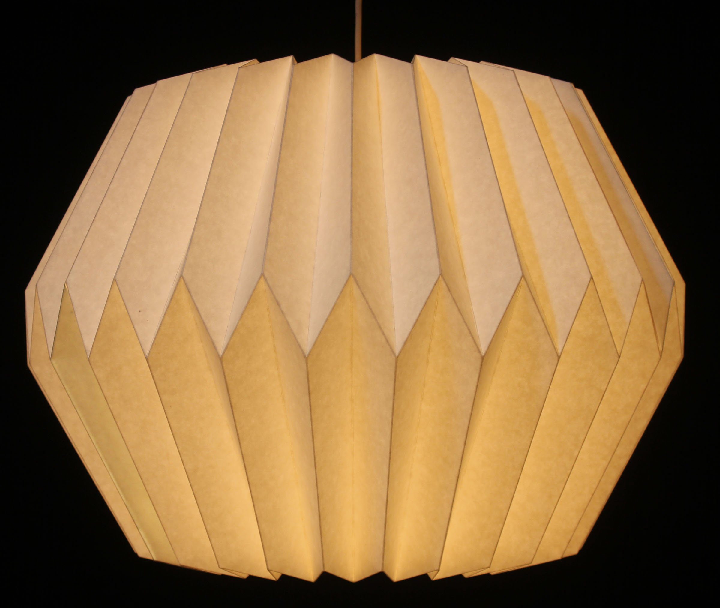 Guru-Shop Lampenschirm Origami Design Papier Lampenschirm - Modell..