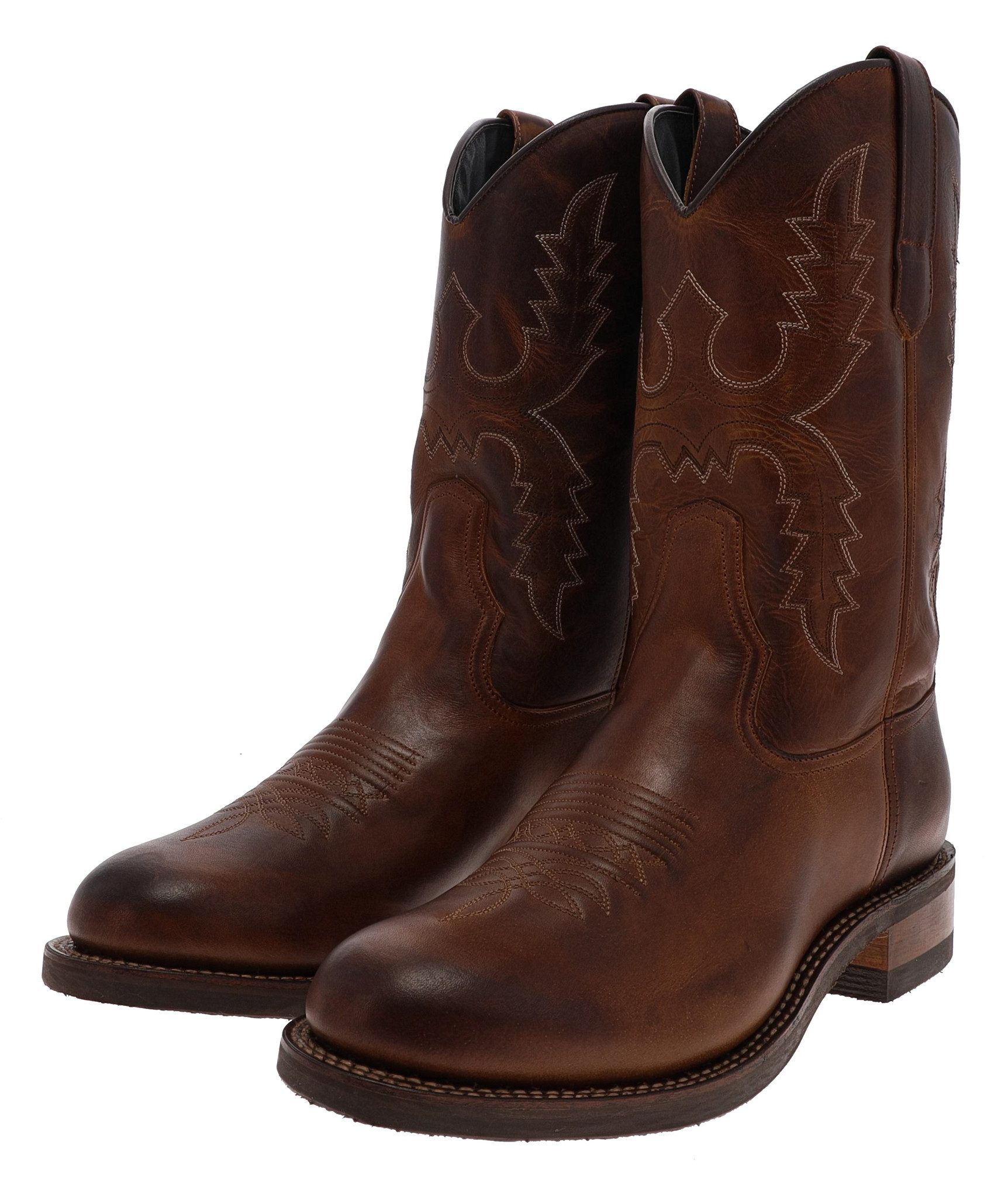 Sendra Boots 13394 DEBORA Braun Cowboystiefel Rahmengenähte Damen