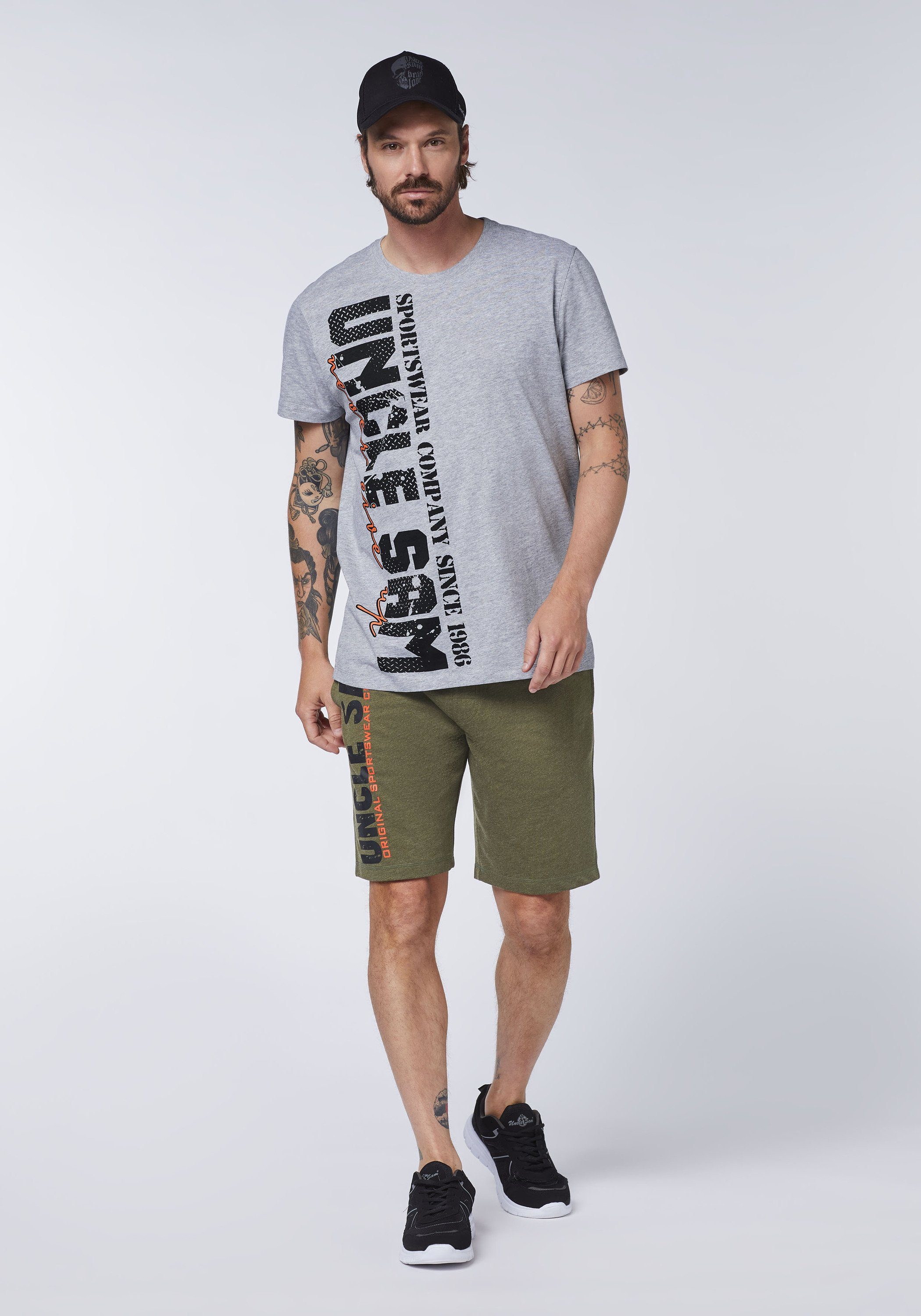 Terry Night Melange Sweatshorts aus Sam 19-0515M Uncle Olive French weichem