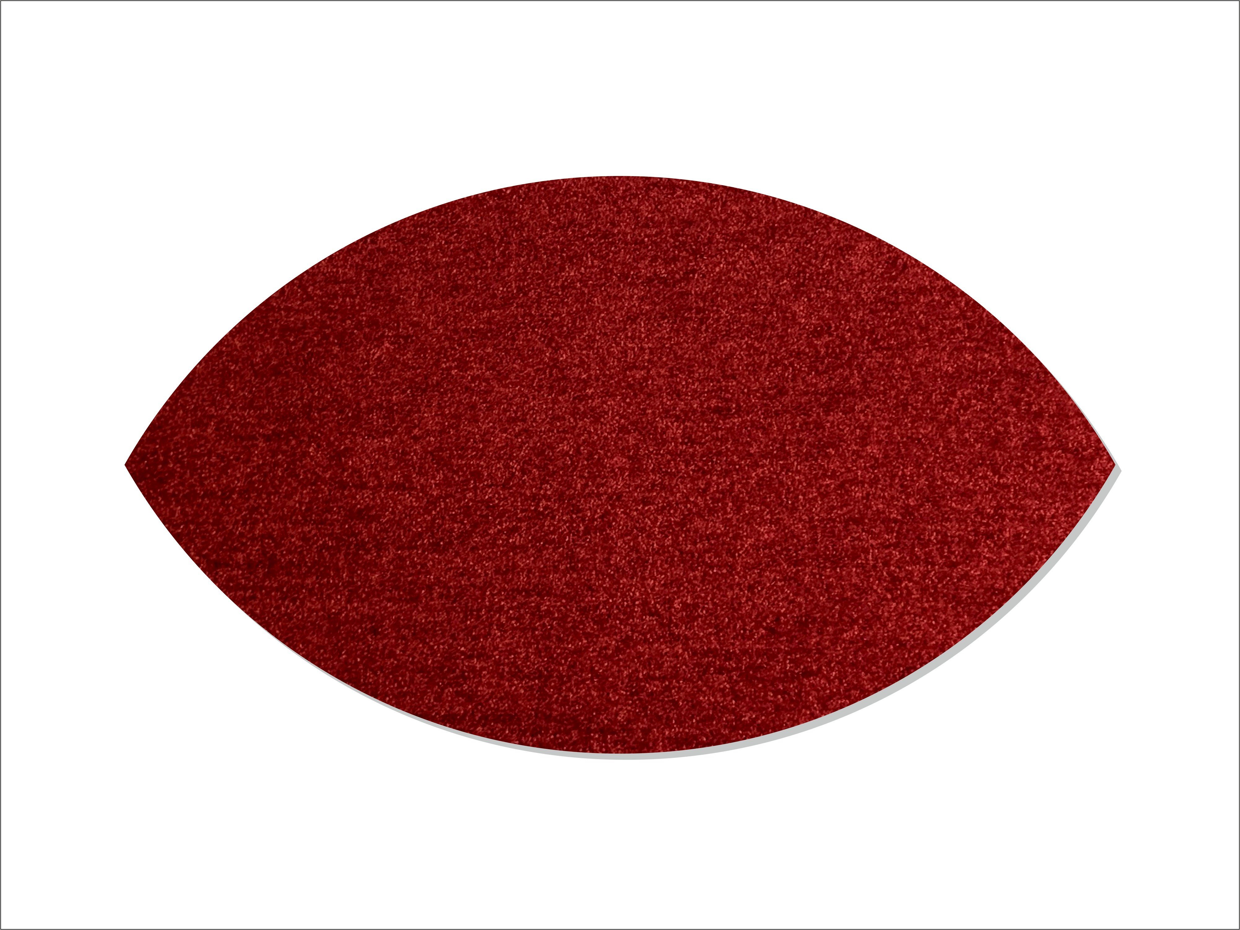 Keilbach Designprodukte Fußmatte leaf 145 x 85cm, blattförmig, Höhe: 9 mm, waschbar, rutschfest, dünn, dichtgewoben, robust