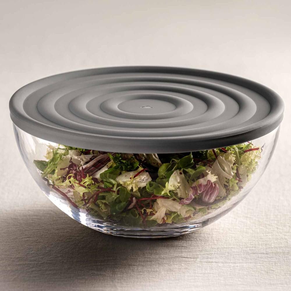 LEONARDO Kochlöffelhalter Leonardo Silikondeckel Cucina Grau (28 cm)