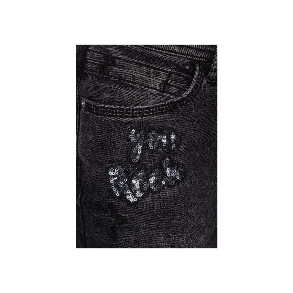 (1-tlg) schwarz Skinny-fit-Jeans Cecil regular