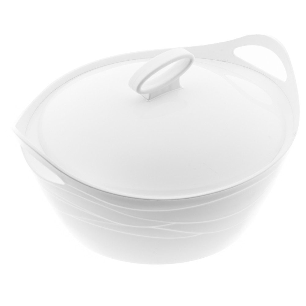 BEM Servierschüssel Thermobehälter, Edelstahl, (Warmhaltebehälter Thermos Essensbehälter Thermobox für Essen, 2-tlg), Thermoschüssel mit Deckel praktisch in 3 Größen zur Auswahl