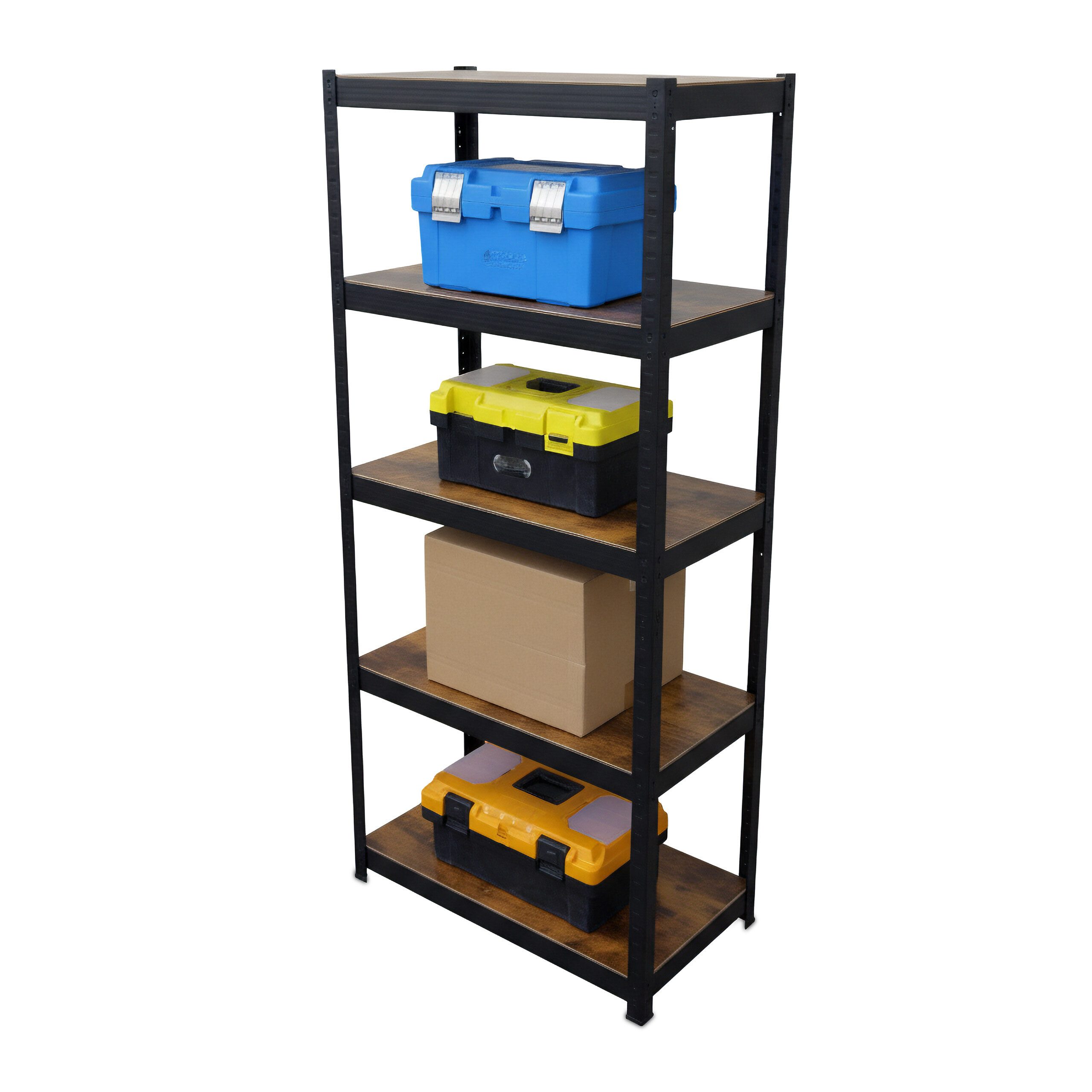 relaxdays Schwerlastregal Industrial Schwerlastregal 168x80x40 cm, 1-tlg. günstig online kaufen