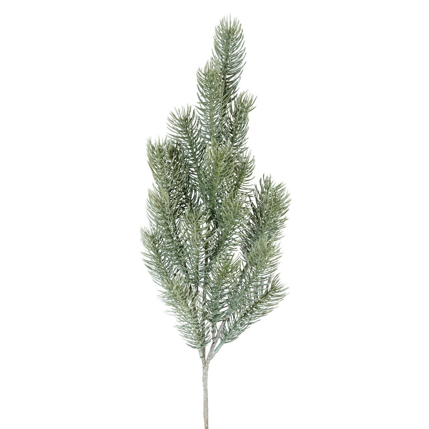 Kunstzweig Künstlicher BLAUTANNENZWEIG, GEEIST 18Triebe. 60cm. günstig online kaufen