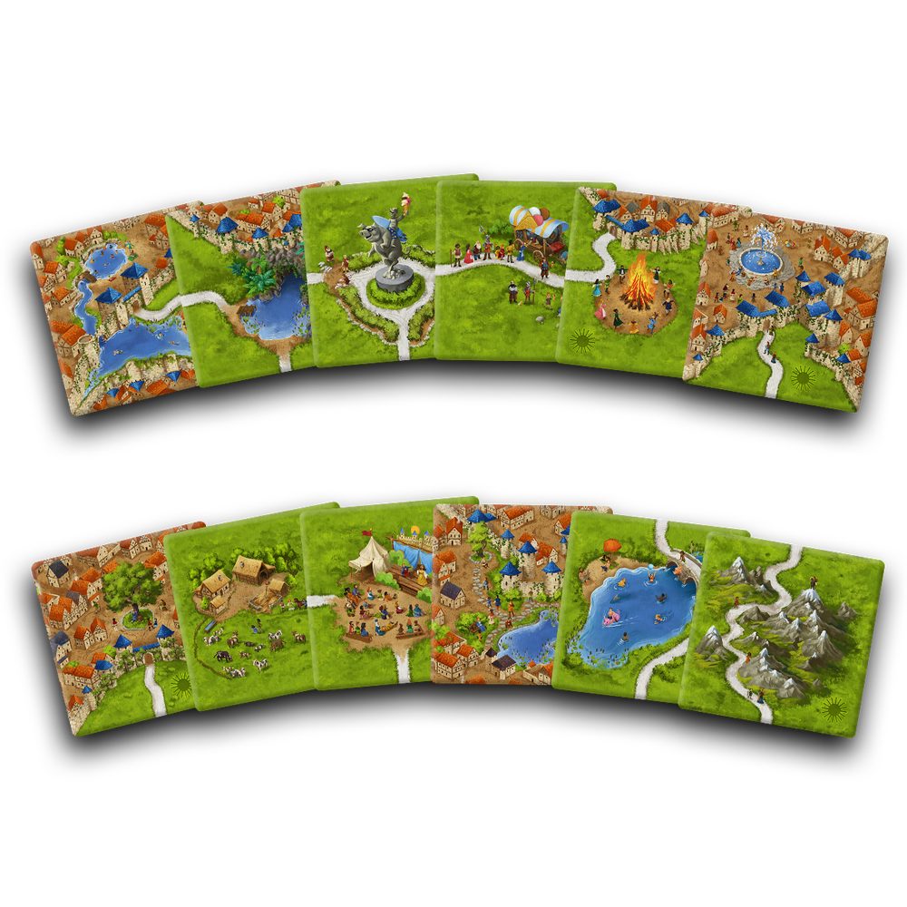 Hans im Glück Spiel Carcassonne, 4 Jahreszeiten: Der Sommer - Zusatzplättchen