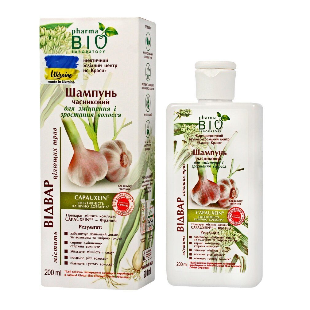 ENERGY OF VITAMINS Haarshampoo Bio Pharma Laboratory Bio Knoblauch Shampoo  zu stärken und stimuliere