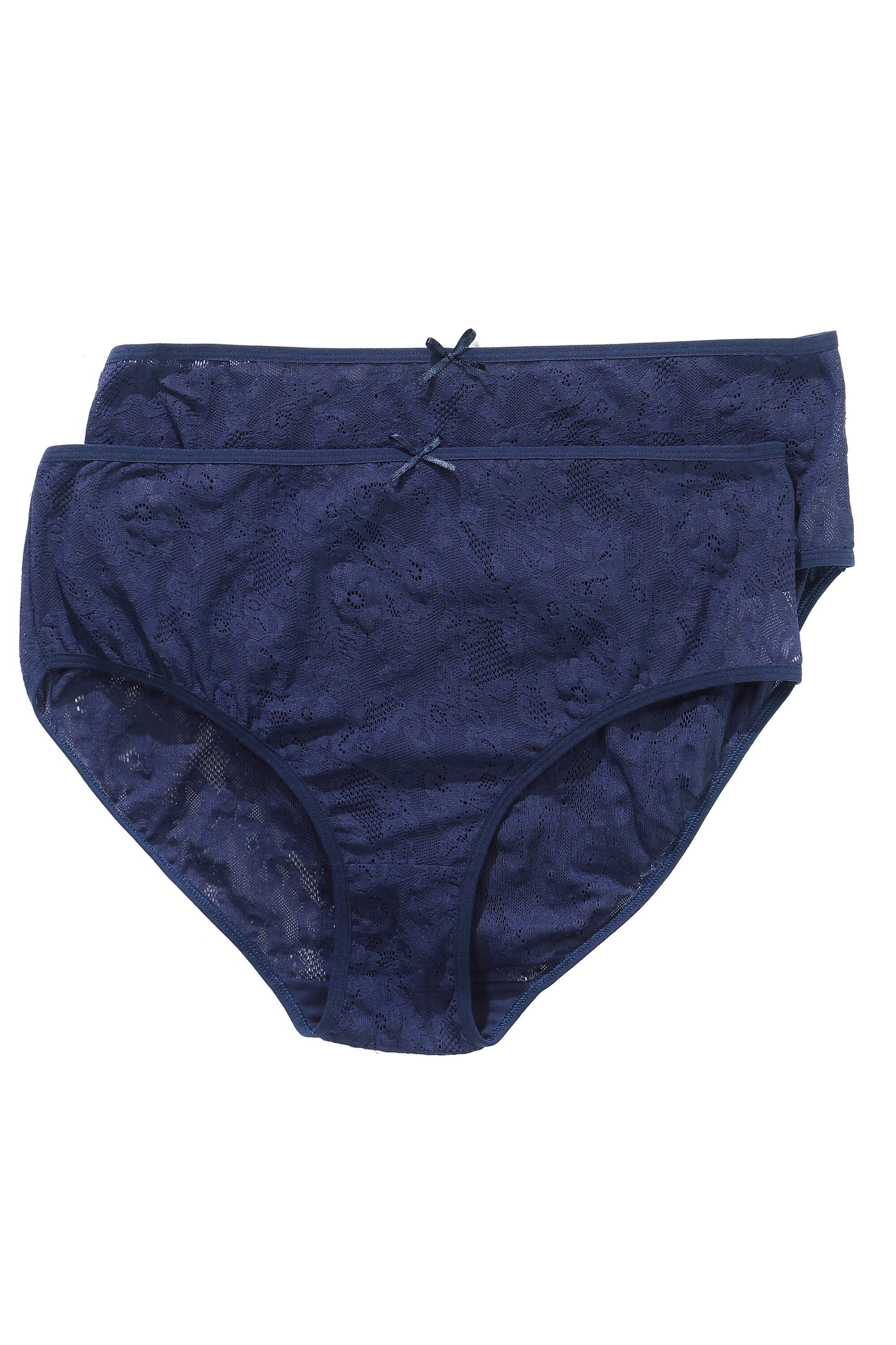 Slip Donna ULLA POPKEN - Pacco Da 2 | Cotone Ed Elastan | Taglie Grandi | Sgambatura Alta - Foto 10