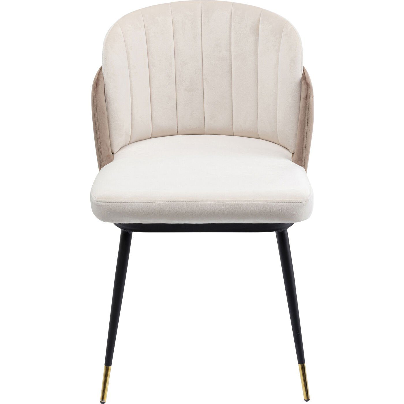 KARE Stuhl »Stuhl Hojas Beige«, Esszimmer: Der gemütliche Polsterstuhl  vollendet Ihren Esstisch mit außergewöhnlichem Design, 49 cm Sitzhöhe  online kaufen | OTTO