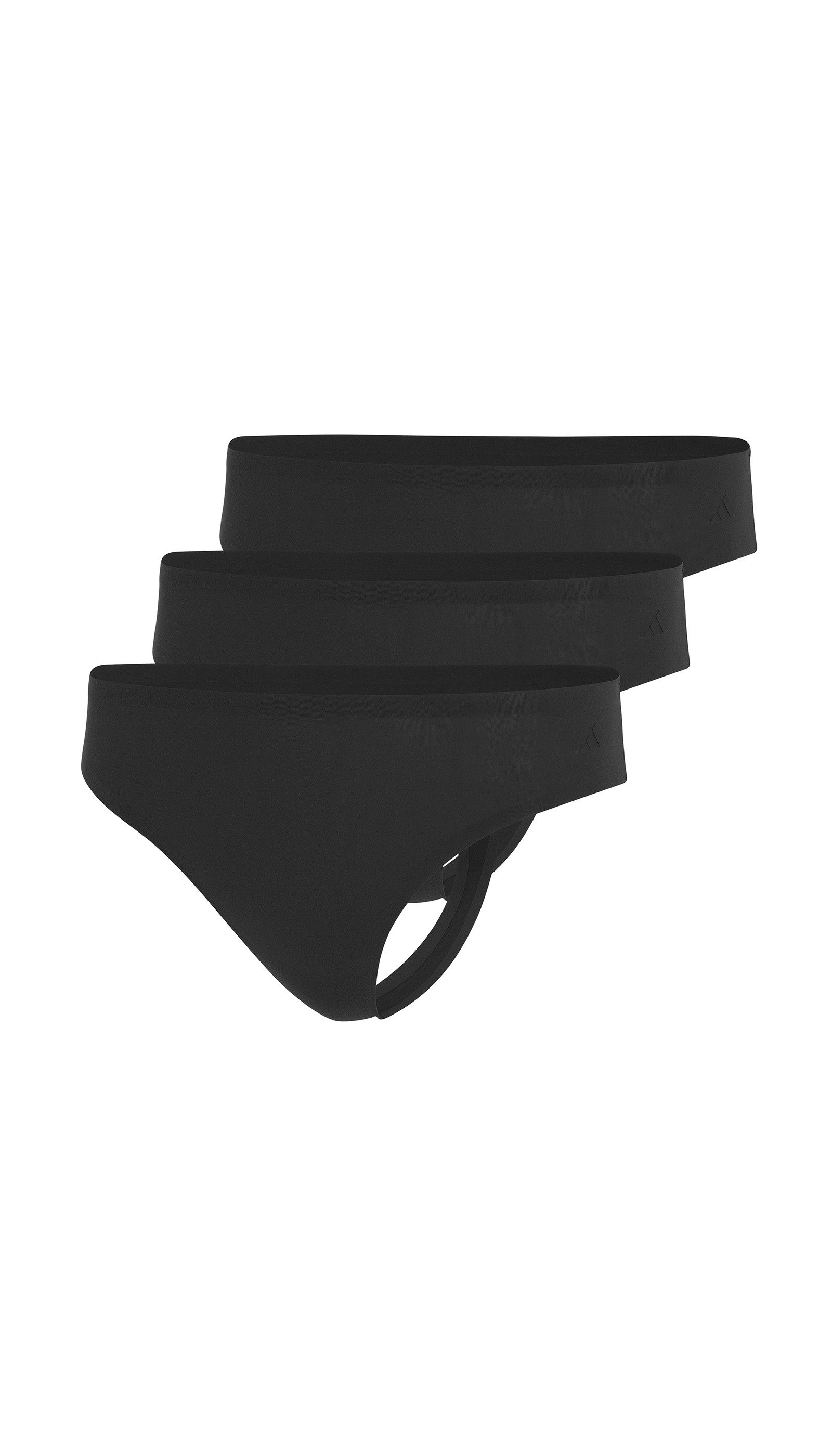 adidas Sportswear Tanga Sport Active Light Flex-Packaged Panties (3er Pack) elastischer Bund, Multipack, Single Jersey-Qualität, bequem