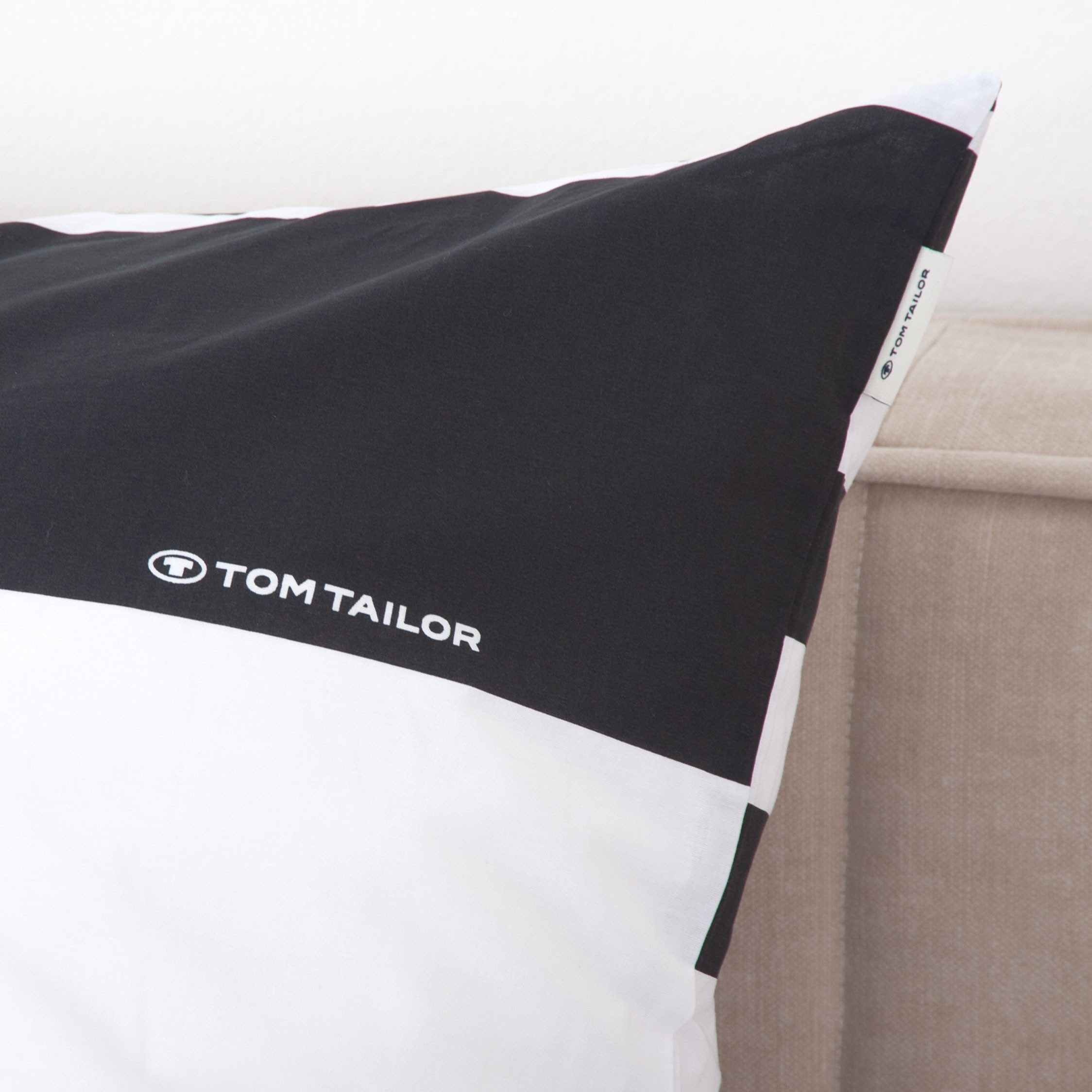 TOM TAILOR HOME Wendebettwäsche SIENA in Gr. 135x200cm, 155x220cm oder 200x220cm, Renforcé, 2 teilig, gestreifte Bettwäsche aus Baumwolle, Bettwäsche mit Wendeo – Bild 5 von 5