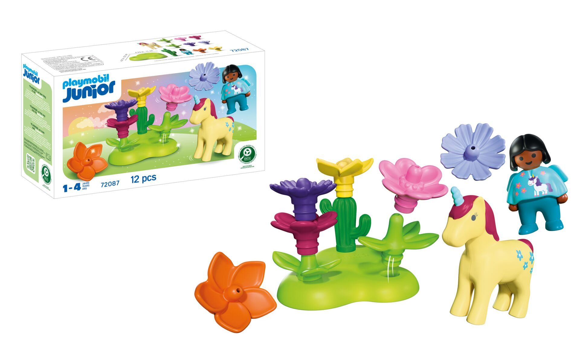 Playmobil® Einhorn-Feengarten (72087), JUNIOR Konstruktions-Spielset, Made in Europe
