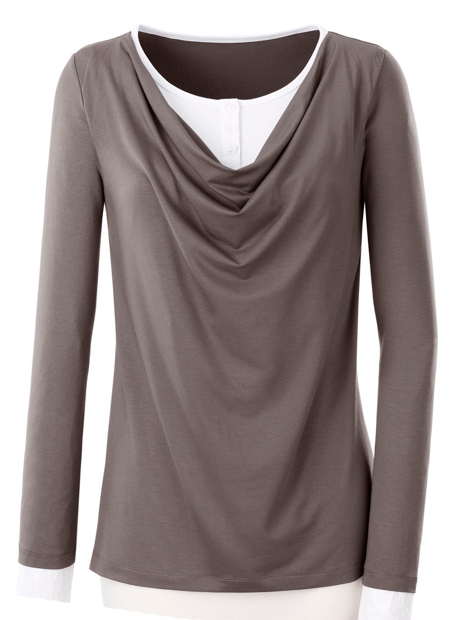 WITT WEIDEN T-Shirt taupe