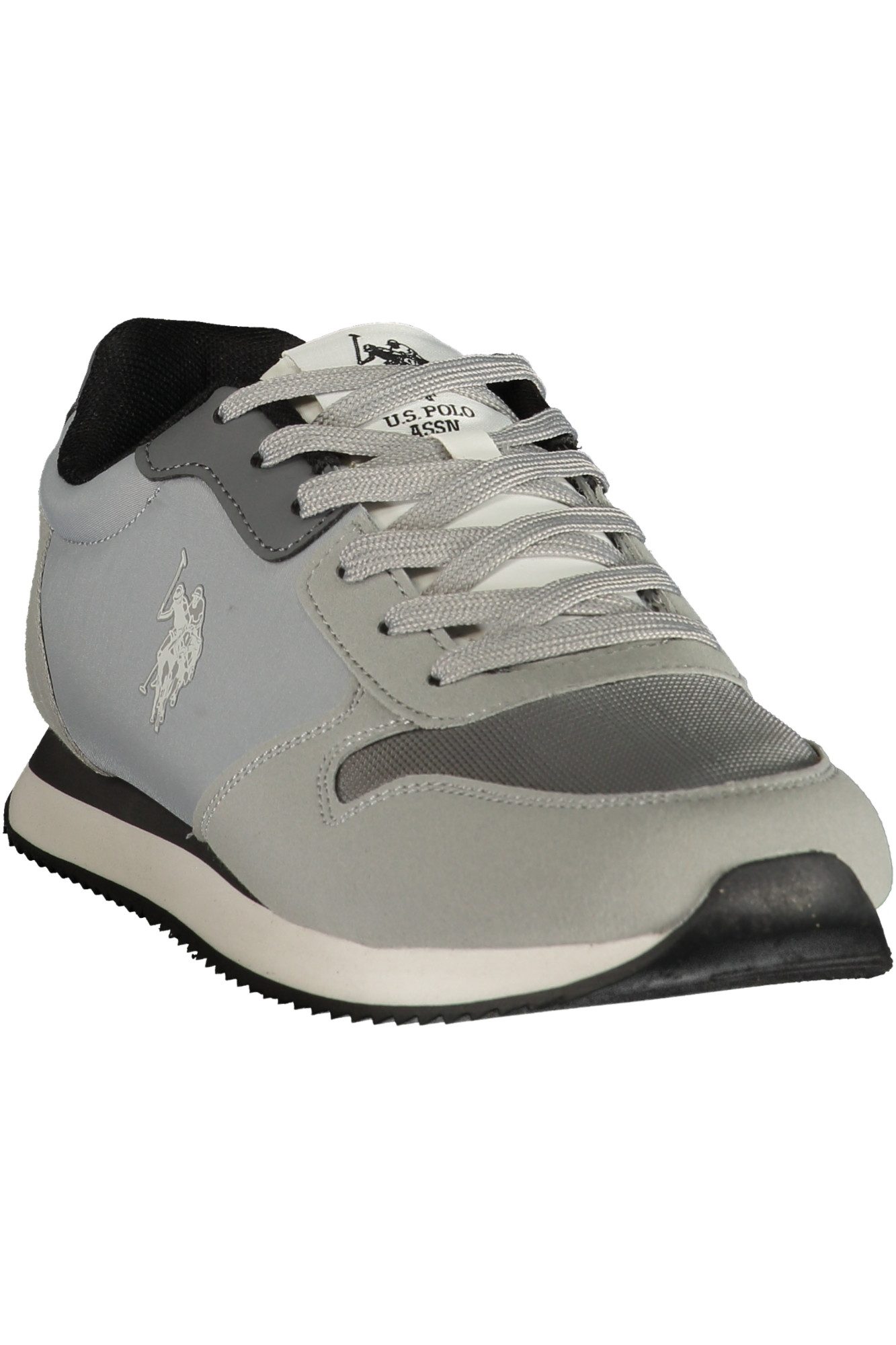 U.S. Polo Sneaker Herren Sportschuh grau mit Schnürsenkeln und