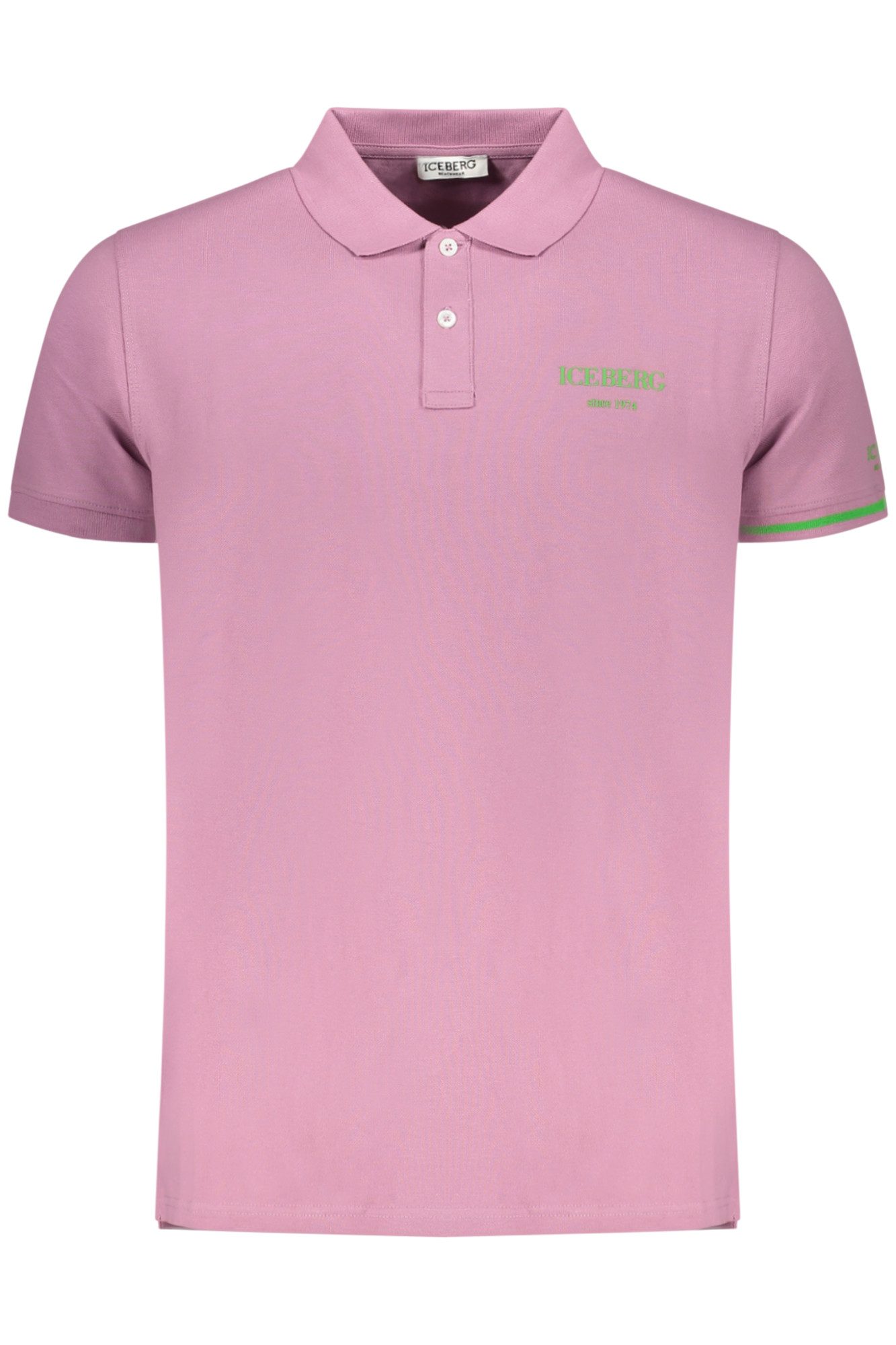 ICEBERG Poloshirt Lila Herren-Poloshirt mit Kontrastdetails und