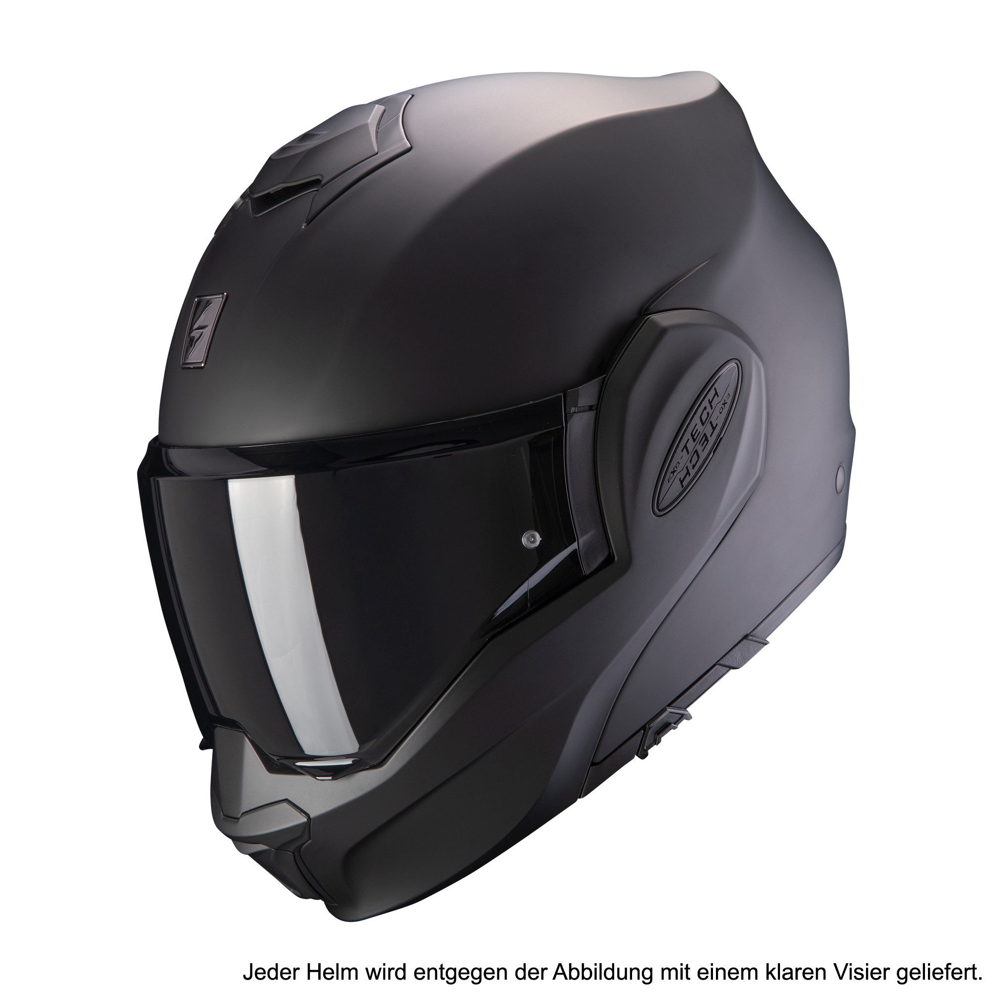 Motorradhelm Scorpion Exo Tech Evo schwarz matt XXL