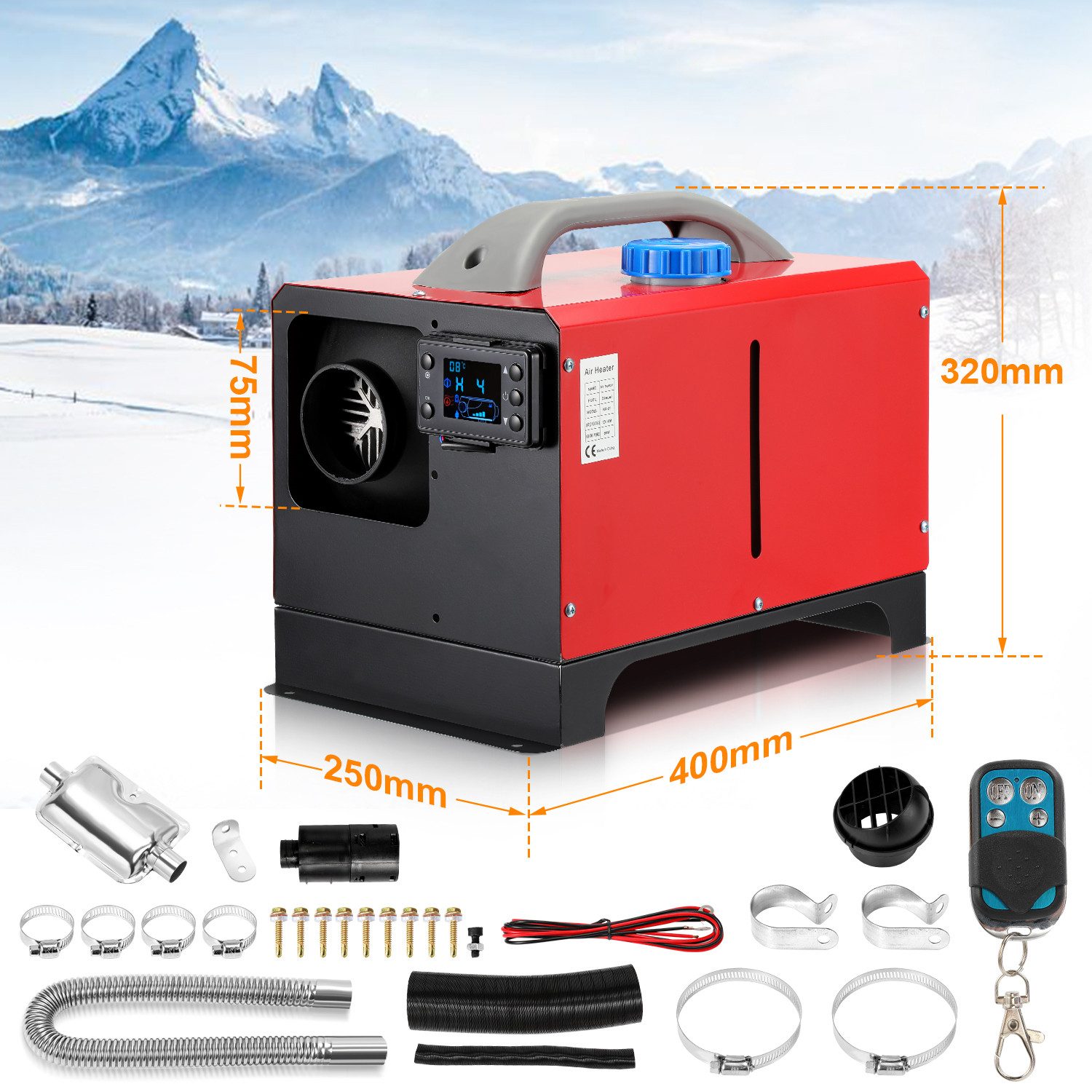 Clanmacy Heizgerät 12V 8KW Auto Standheizung Integration Luftheizung Air Di günstig online kaufen