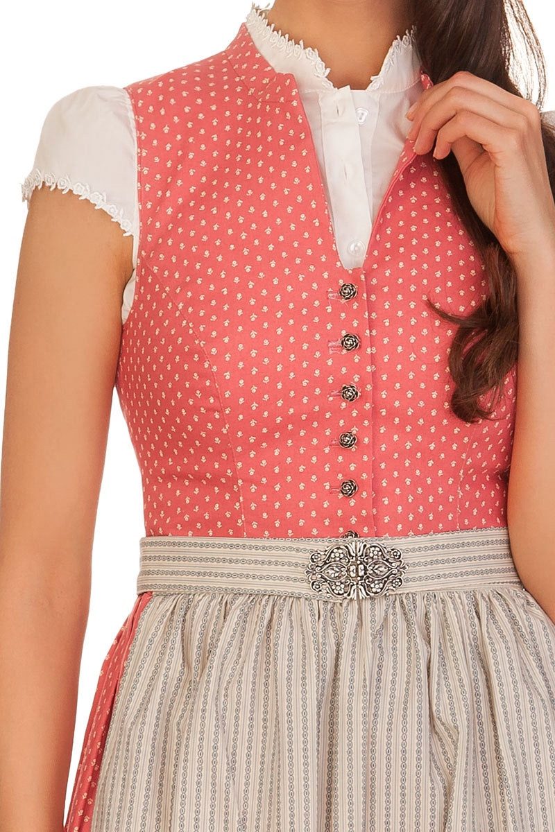 Gwandlalm Dirndl Midi Dirndl 2tlg. - KREFELD - lachs