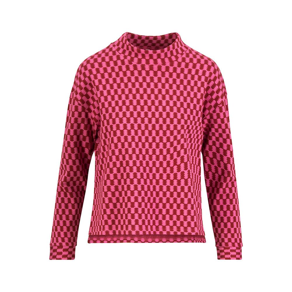 Blutsgeschwister Jacquardpullover Catch My Vibe pink urban check