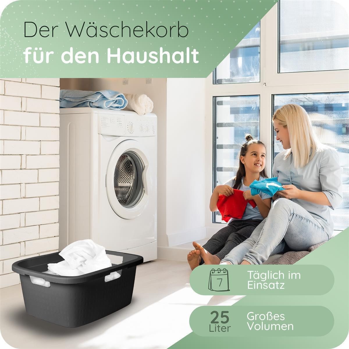Novaliv Wäschekorb - (1 St), 1 günstig online kaufen