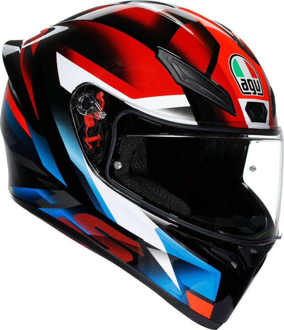 AGV Motorradhelm K1 S Fastlap Helm, vorbereitet für Kommunikationssystem