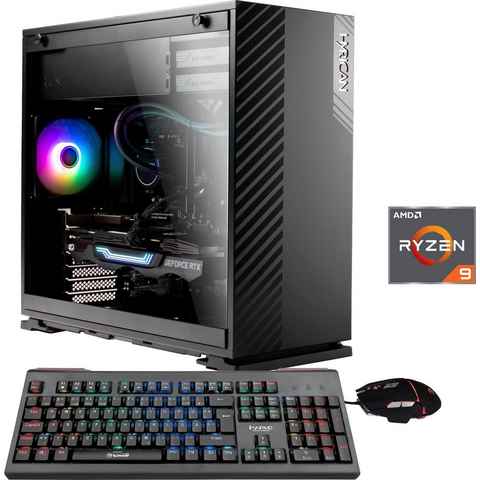 Hyrican Alpha 6616 Gaming-PC (AMD Ryzen 9 5900X, RTX 3060 Ti, 32 GB RAM, 2000 GB SSD, Wasserkühlung)