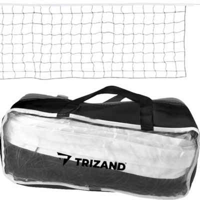 Trizand Volleyballnetz Netz für Volleyball (Beachvolleyball Netz, 1-St., 950 x 100 cm), Badmintonnetz Tennisnetz Tasche
