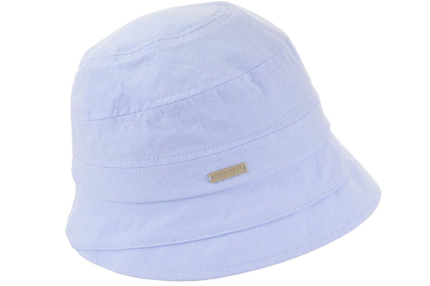 Seeberger Fischerhut Modischer Sommer Bucket Stoffhut 100% Baumwolle