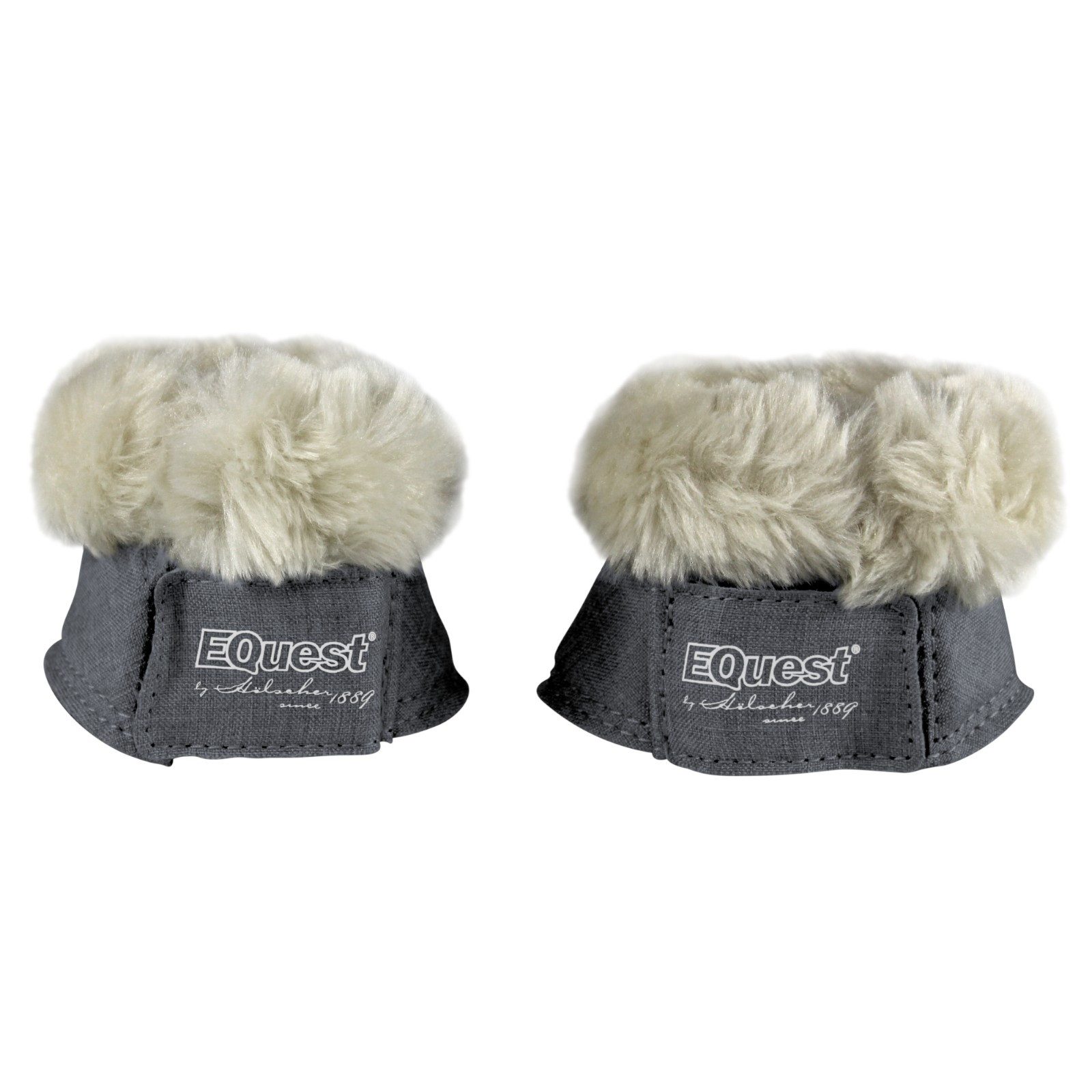 Hufglocken Hufglocke Melange speziell für Mini-Shettys, 2er Set - Schwarz