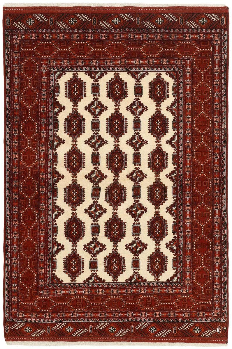 Orientteppich Turkaman 137x197 Handgeknüpfter Orientteppich / Perserteppich, Nain Trading, rechteckig, Höhe: 6 mm