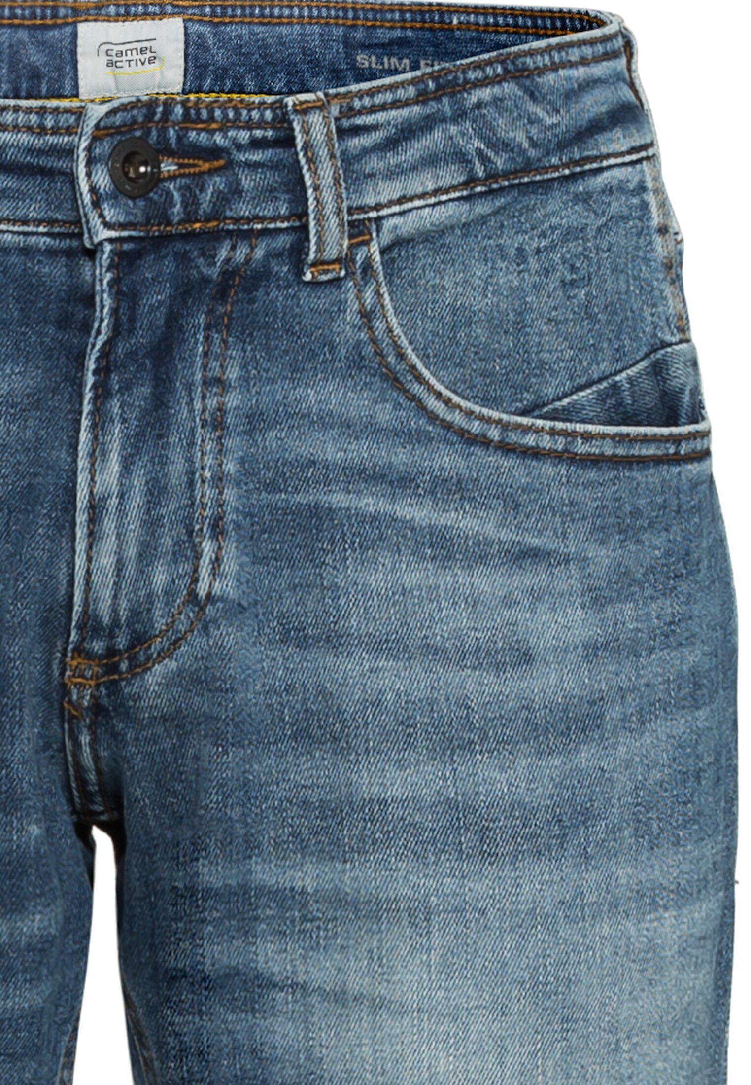Slim 5-Pocket-Jeans Jeans Fit camel 5-Pocket active