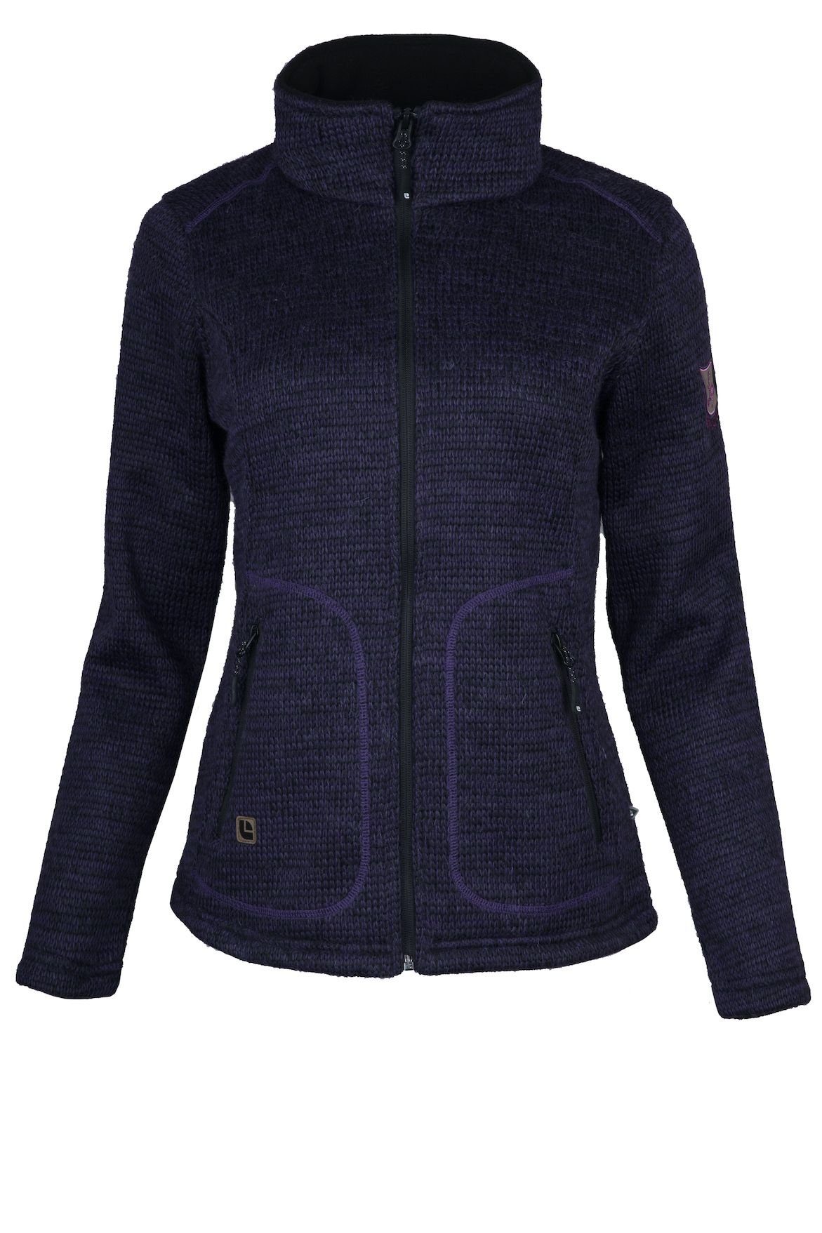 DEPROC Active Strickfleecejacke WILLMORE I CS WOMEN berry