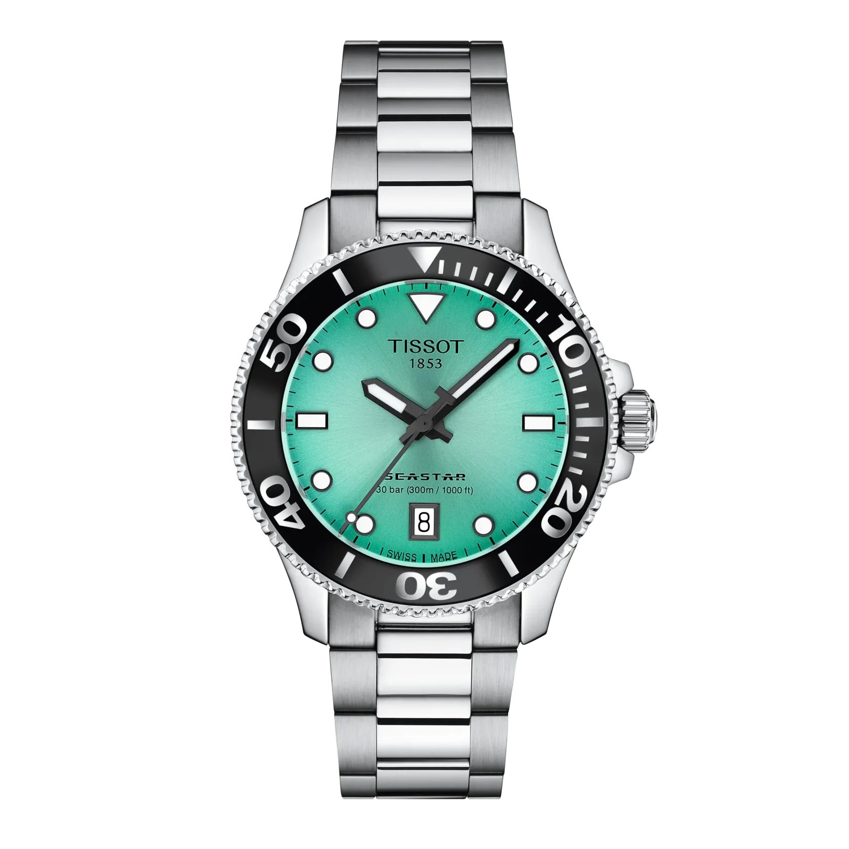 Tissot Schweizer Uhr Armbanduhr Unisex Tissot Seastar 1000 36 mm, 30 BAR wasserdicht