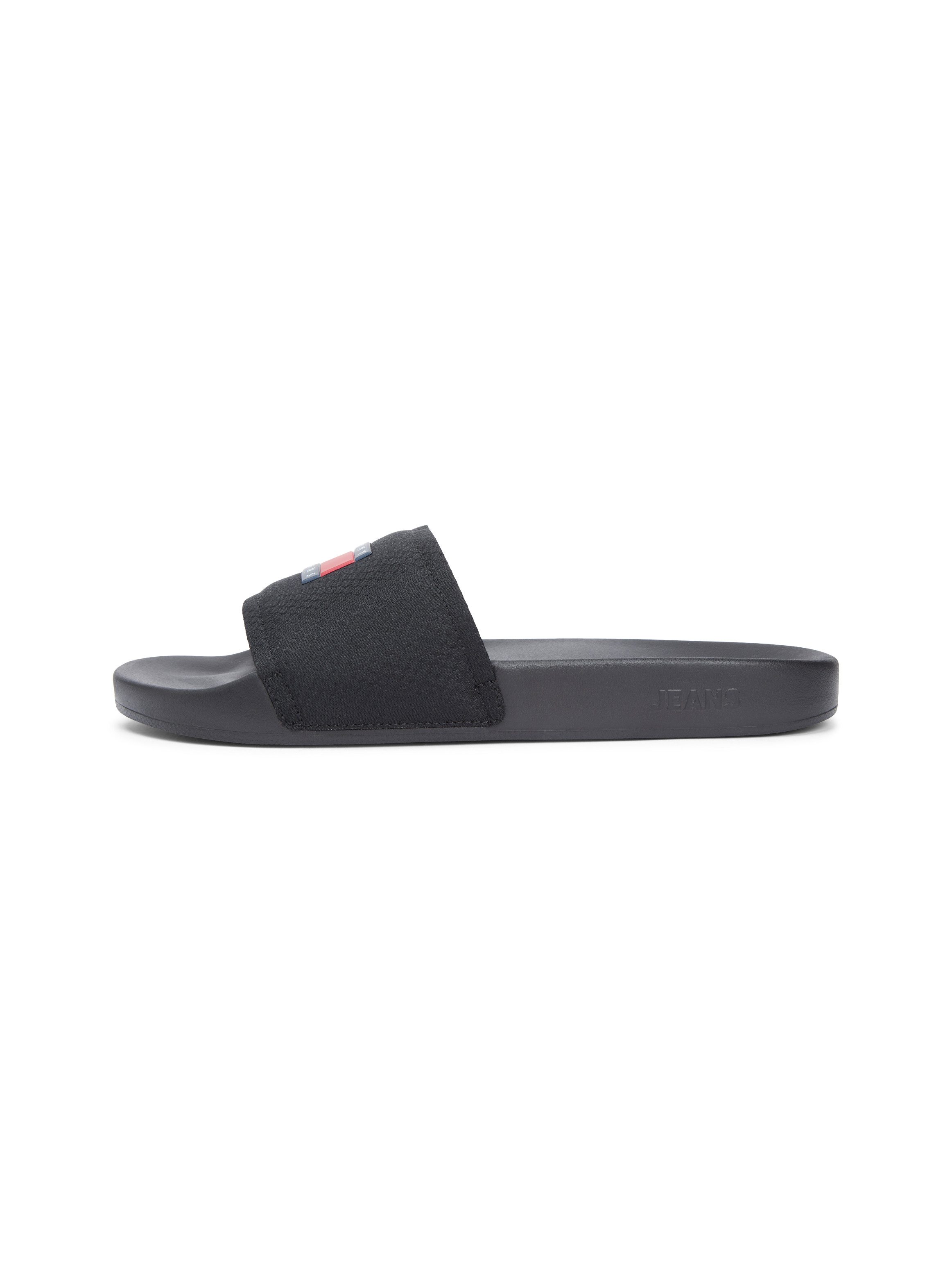 Tommy Jeans TJM POOL SLIDE Pantolette, Sommerschuh, Badeschuh, Hausschuh mit Logoschriftzug
